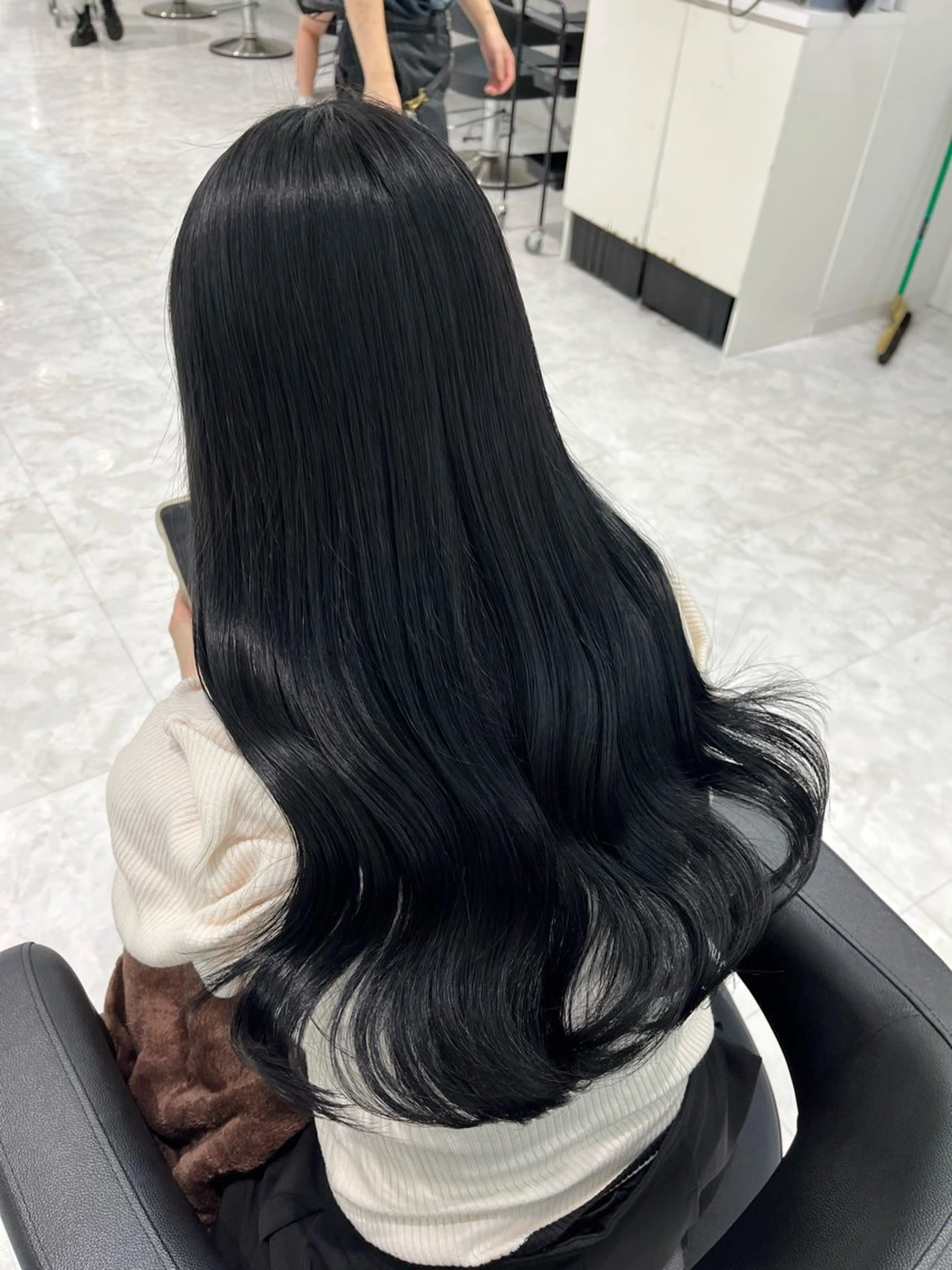 ロング カラー ヘアカラー トリートメント ヘッドスパ ヘアセット 💖SAE💖 銀座美容師のヘアスタイル