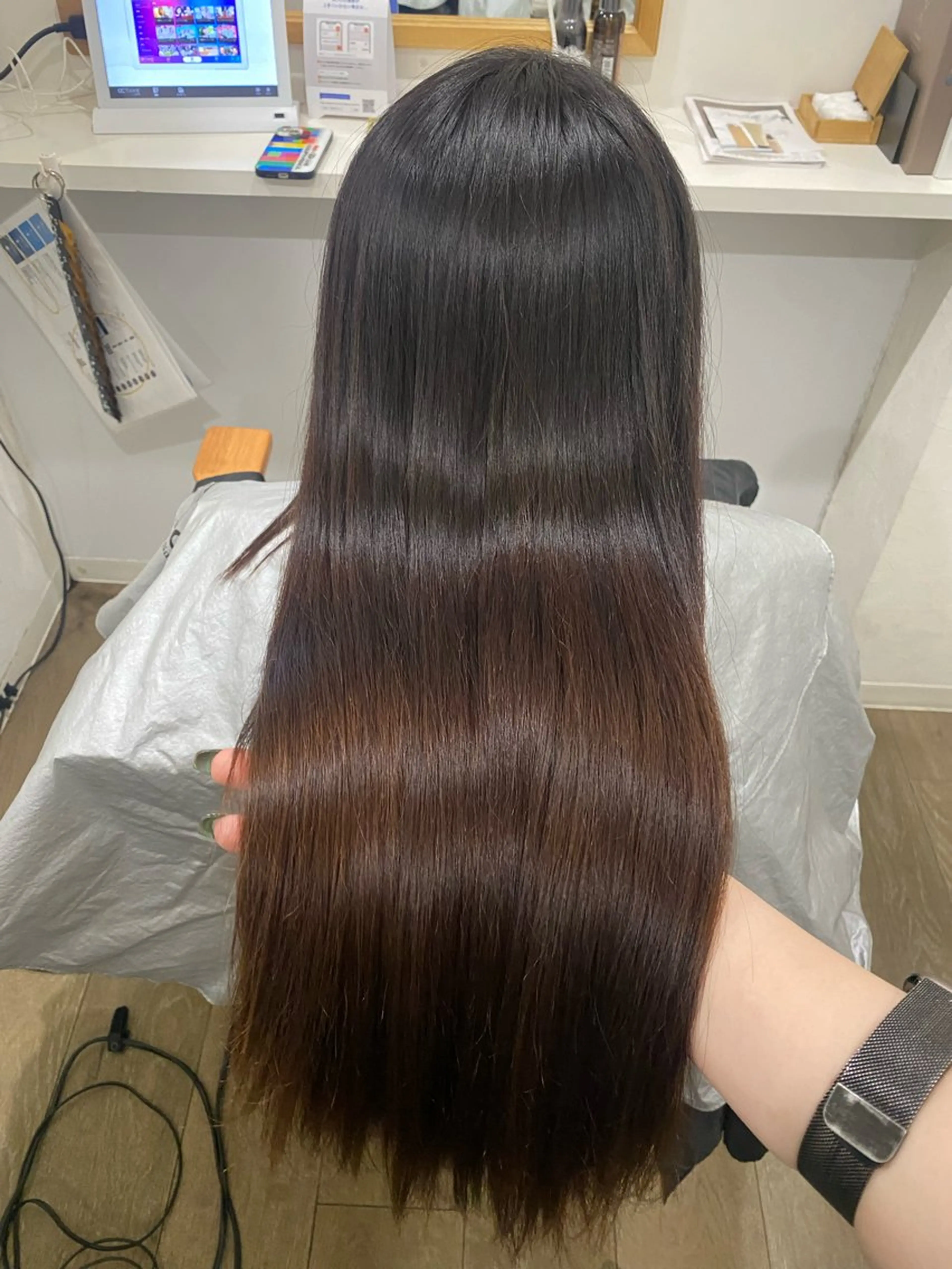 ロング 縮毛矯正 Jewel Box東梅田所属・髪質改善サロン 梅田/ヨナミネのヘアスタイル