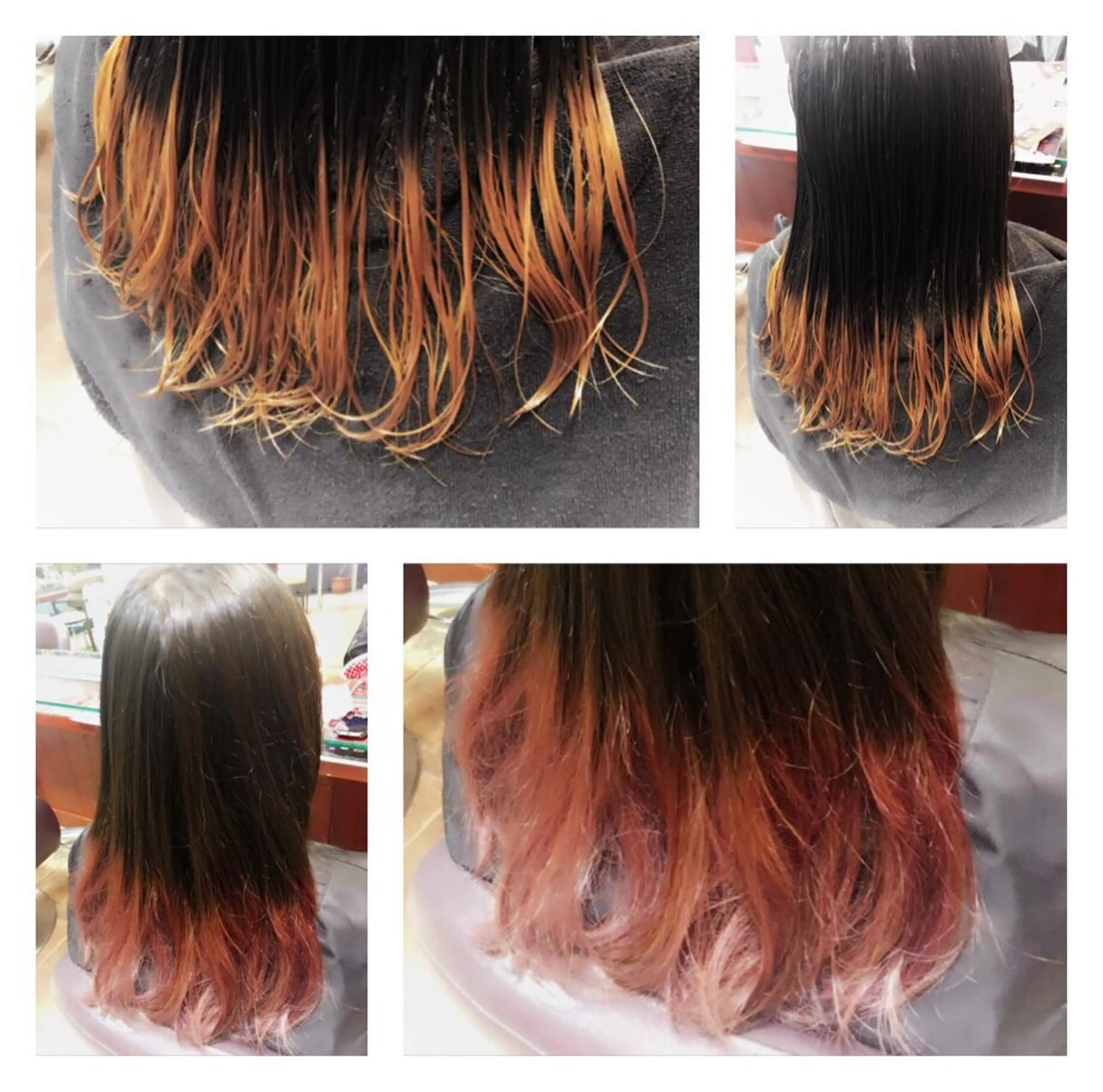 ミディアム カラー デザインカラー 星 沙織のヘアスタイル