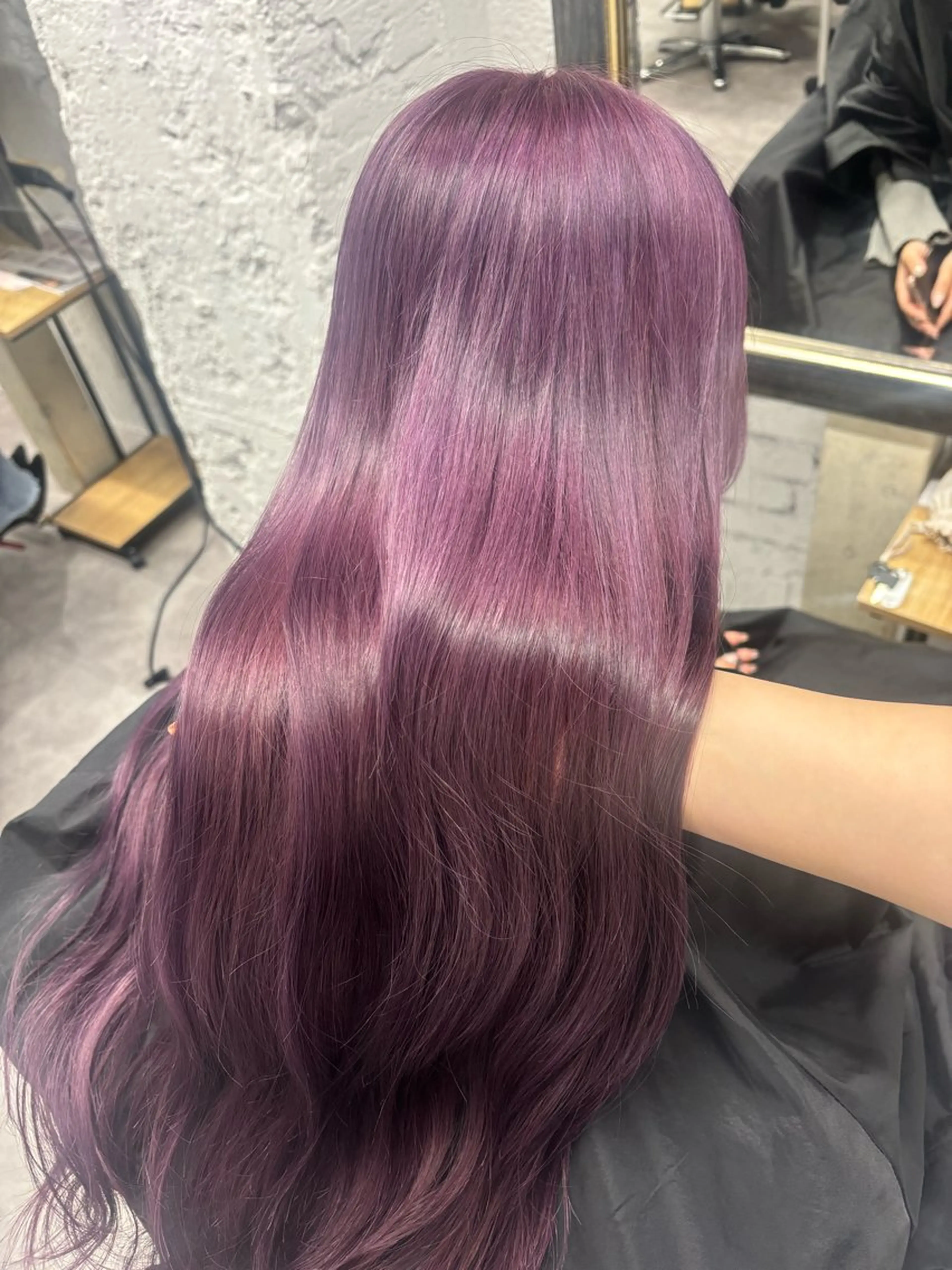 ロング カラー ハイトーン/ダブル カラー/akihoのヘアスタイル