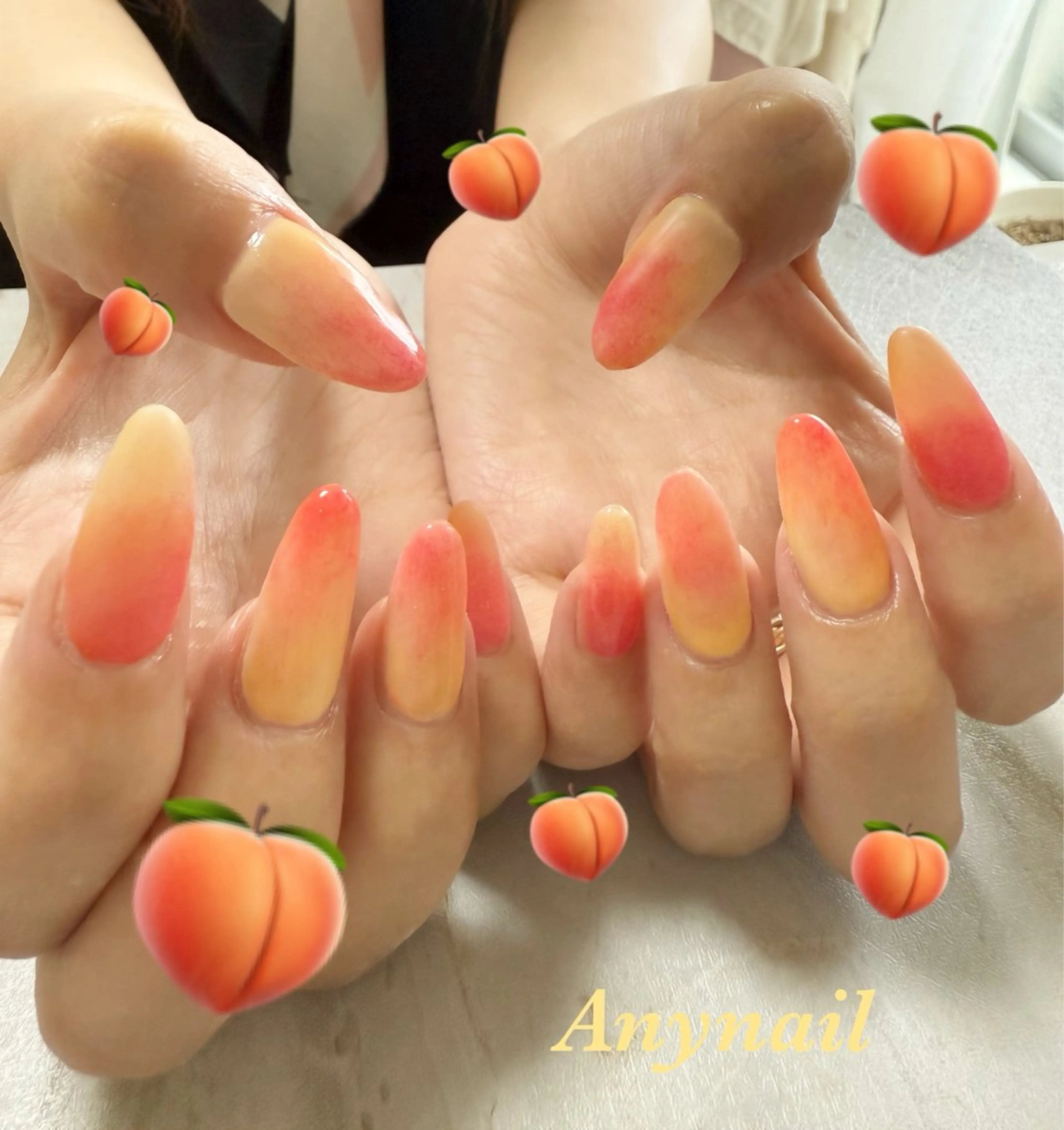 ネイル ブルー 夏ネイル 岩澤 恵子のネイルデザイン