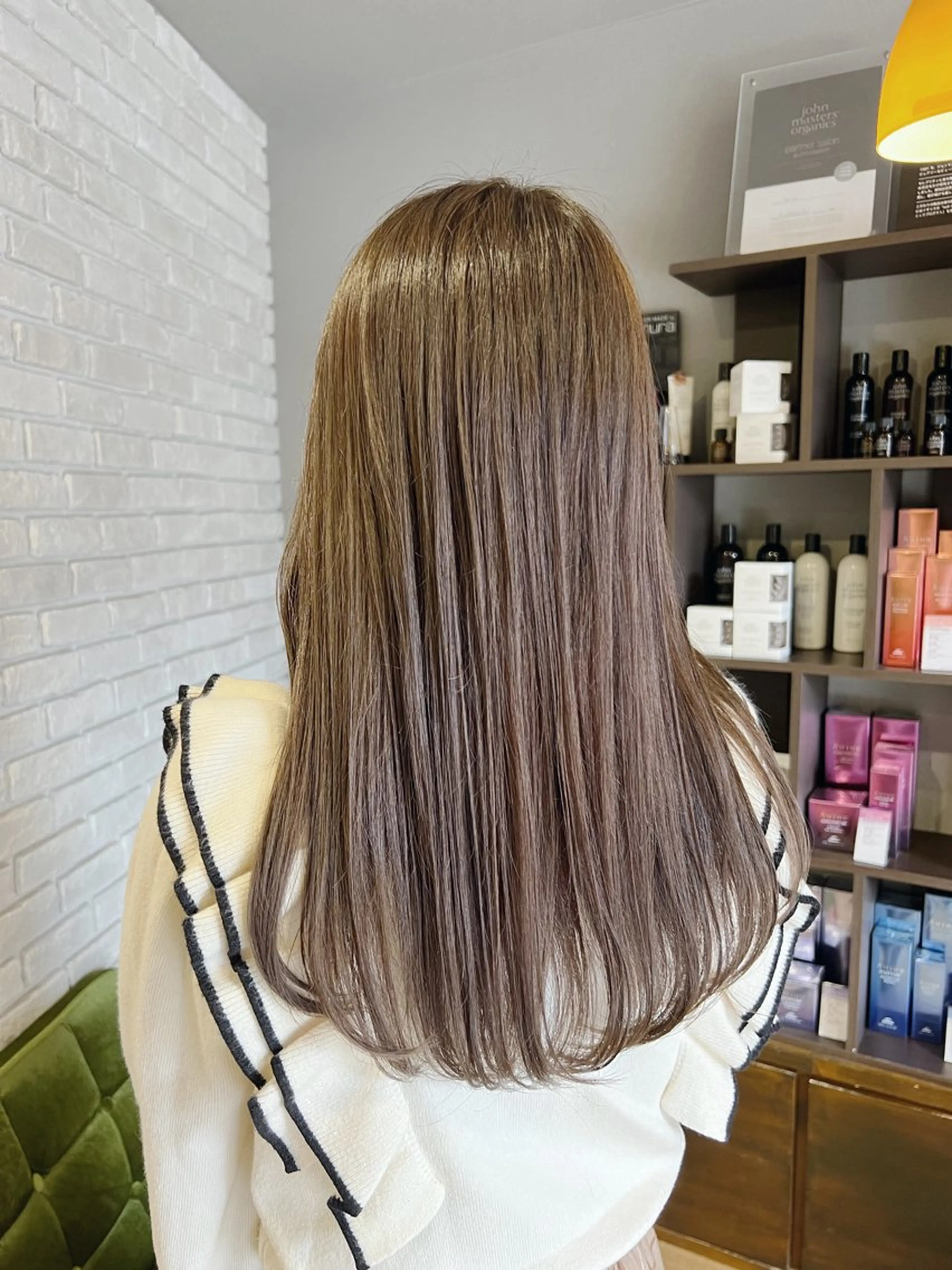 ロング カット ヘアカラー トリートメント 筒井 璃音のヘアスタイル