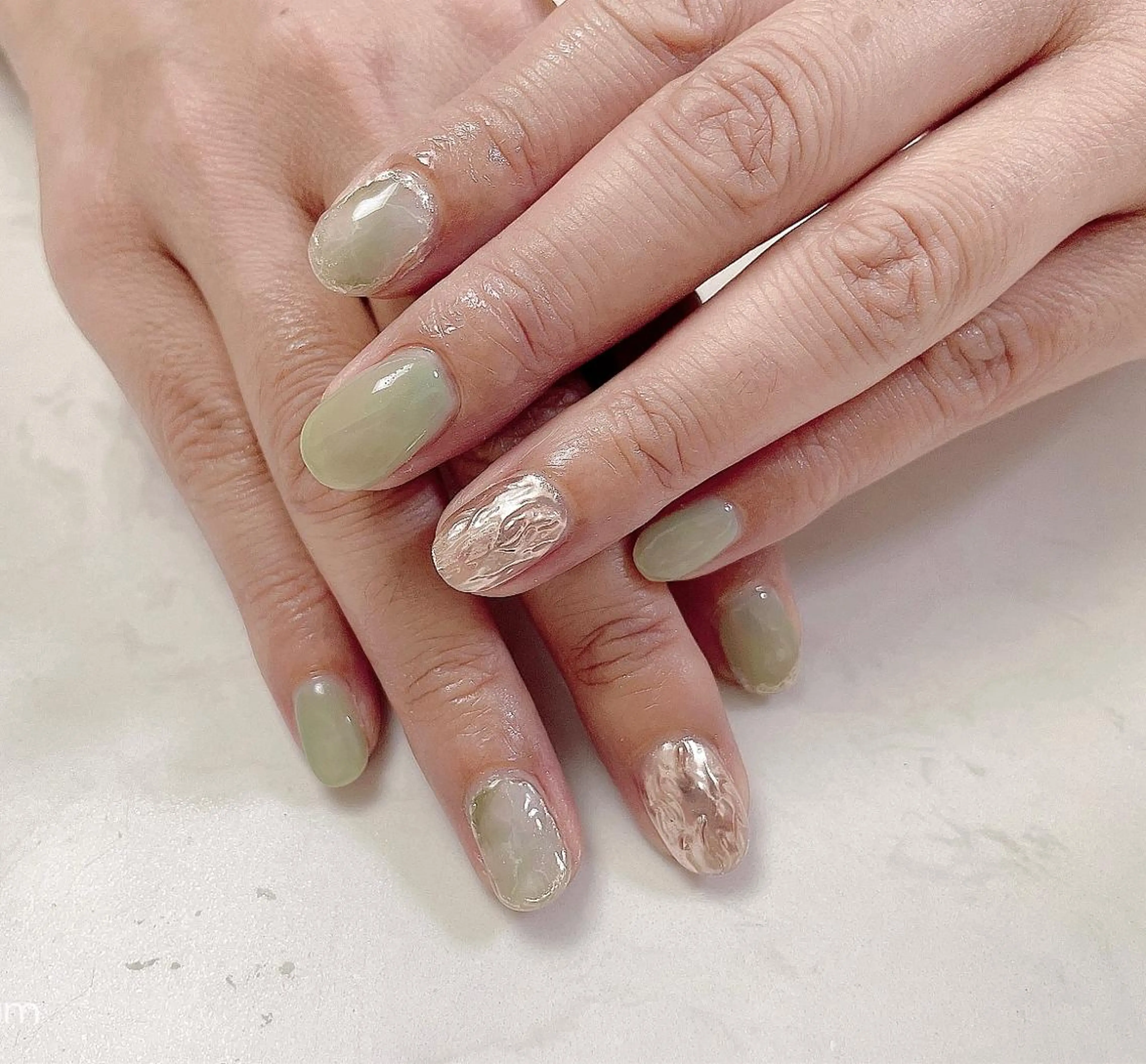 ネイル ネイルサロンエクラ 🫧Shizukaのネイルデザイン