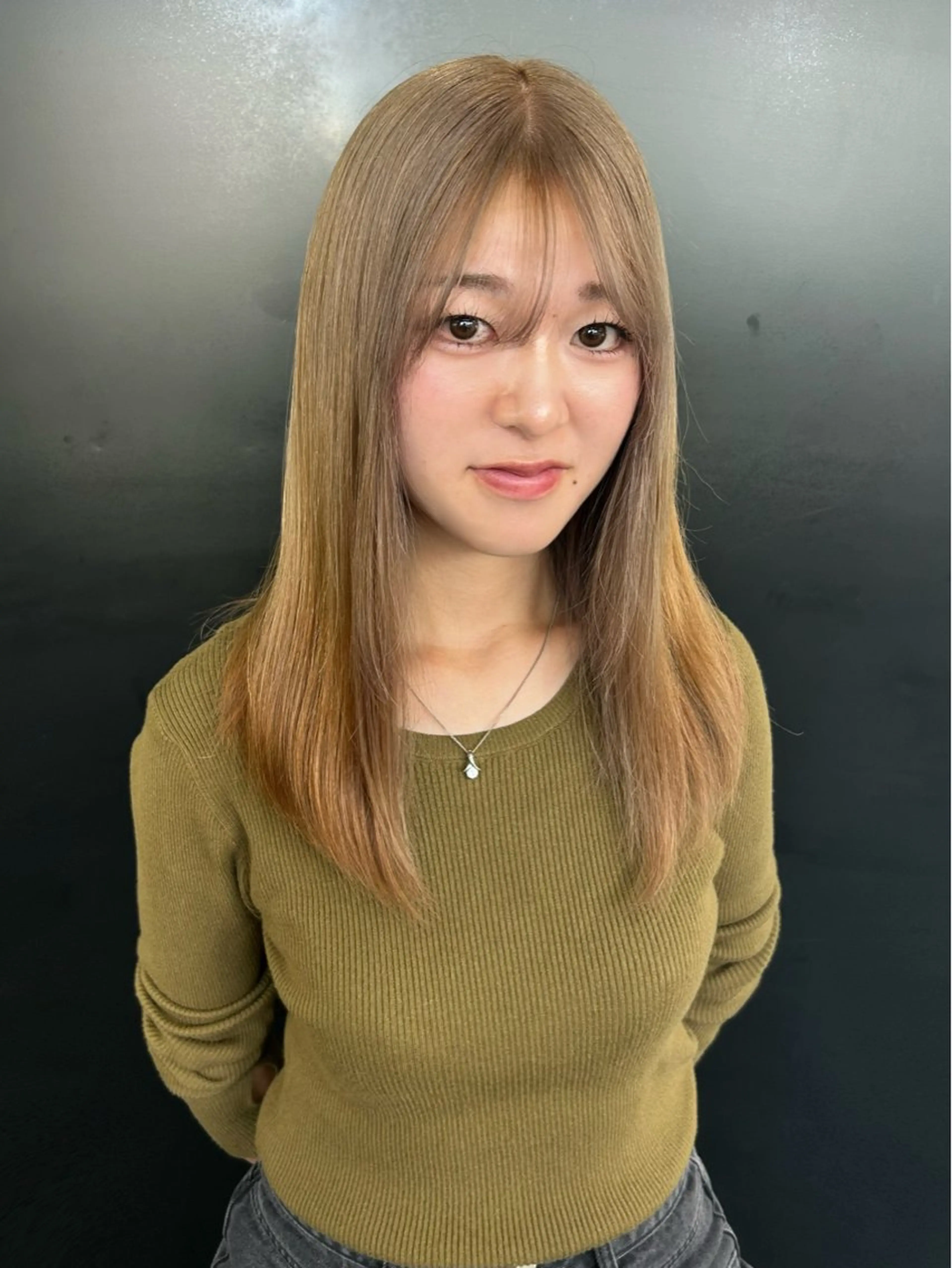 ロング カラー 縮毛矯正 ヘアカラー null 《 栞 》のヘアスタイル