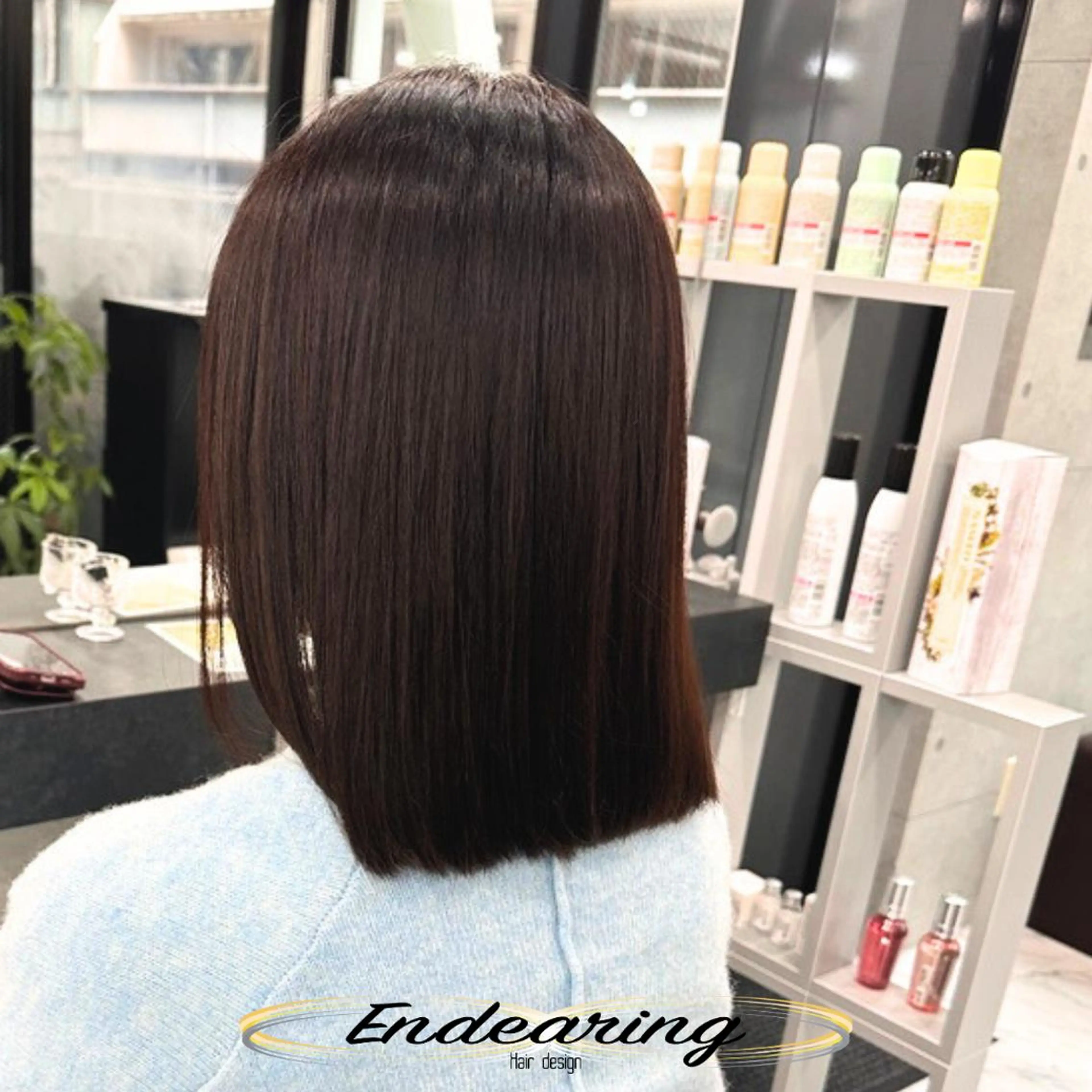 ミディアム レイヤーカット 似合わせカット カット ヘアカラー 柳田 怜那/銀座 Endearingのヘアスタイル