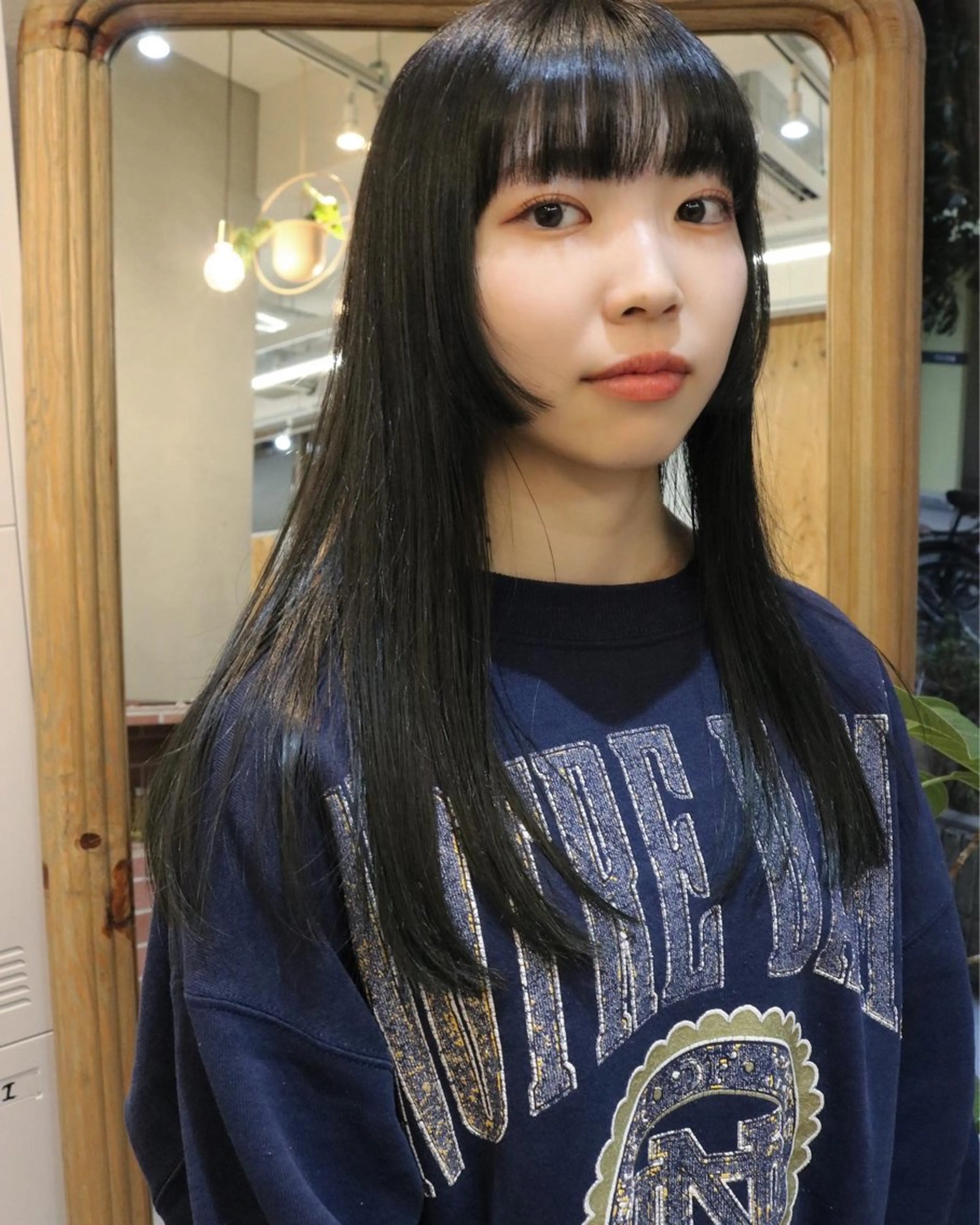 セミロング カラー 松村 澪里のヘアスタイル