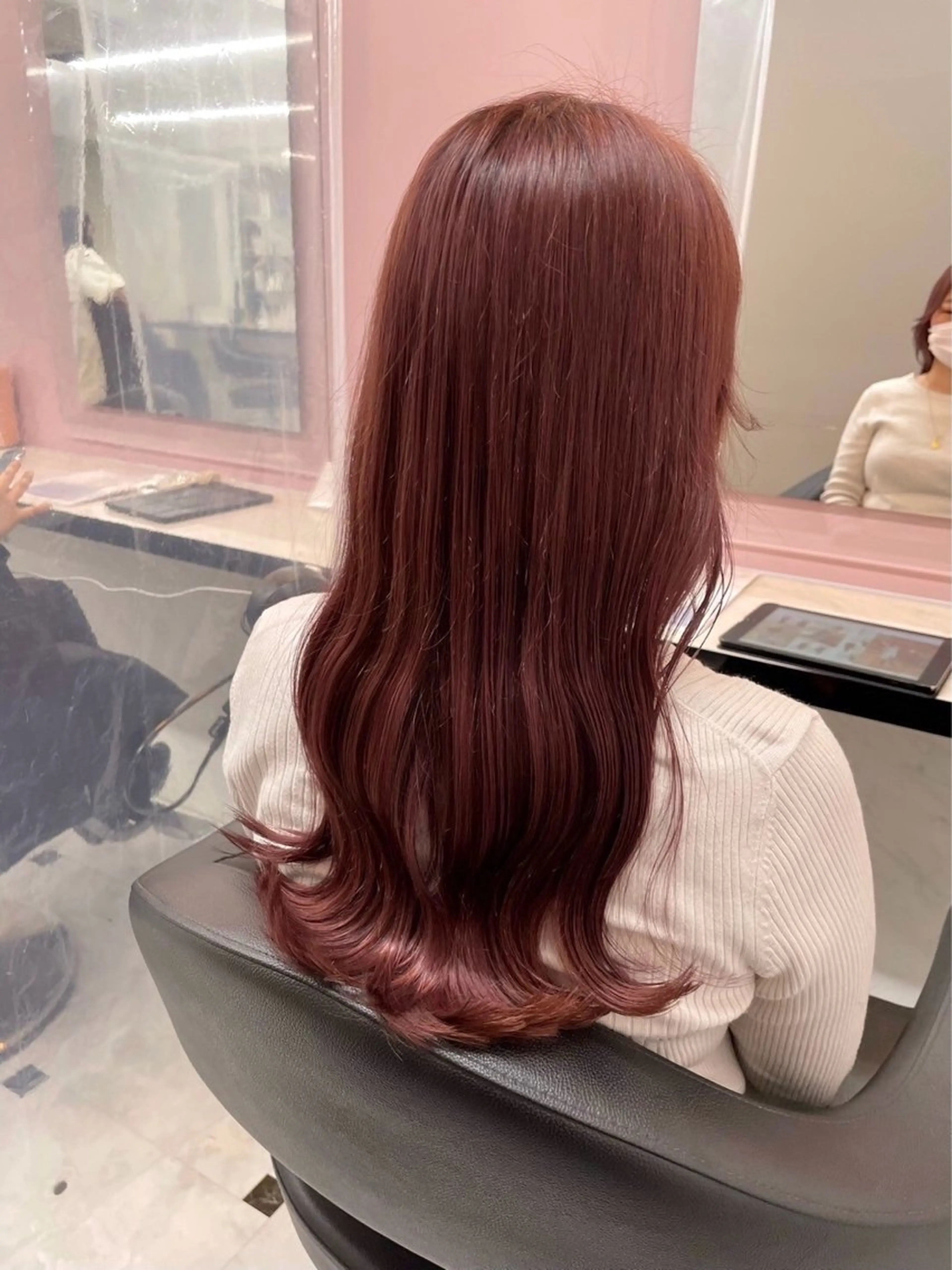 ロング カラー みう/仙台/暖色/ 艶髪/顔周りカット/のヘアスタイル