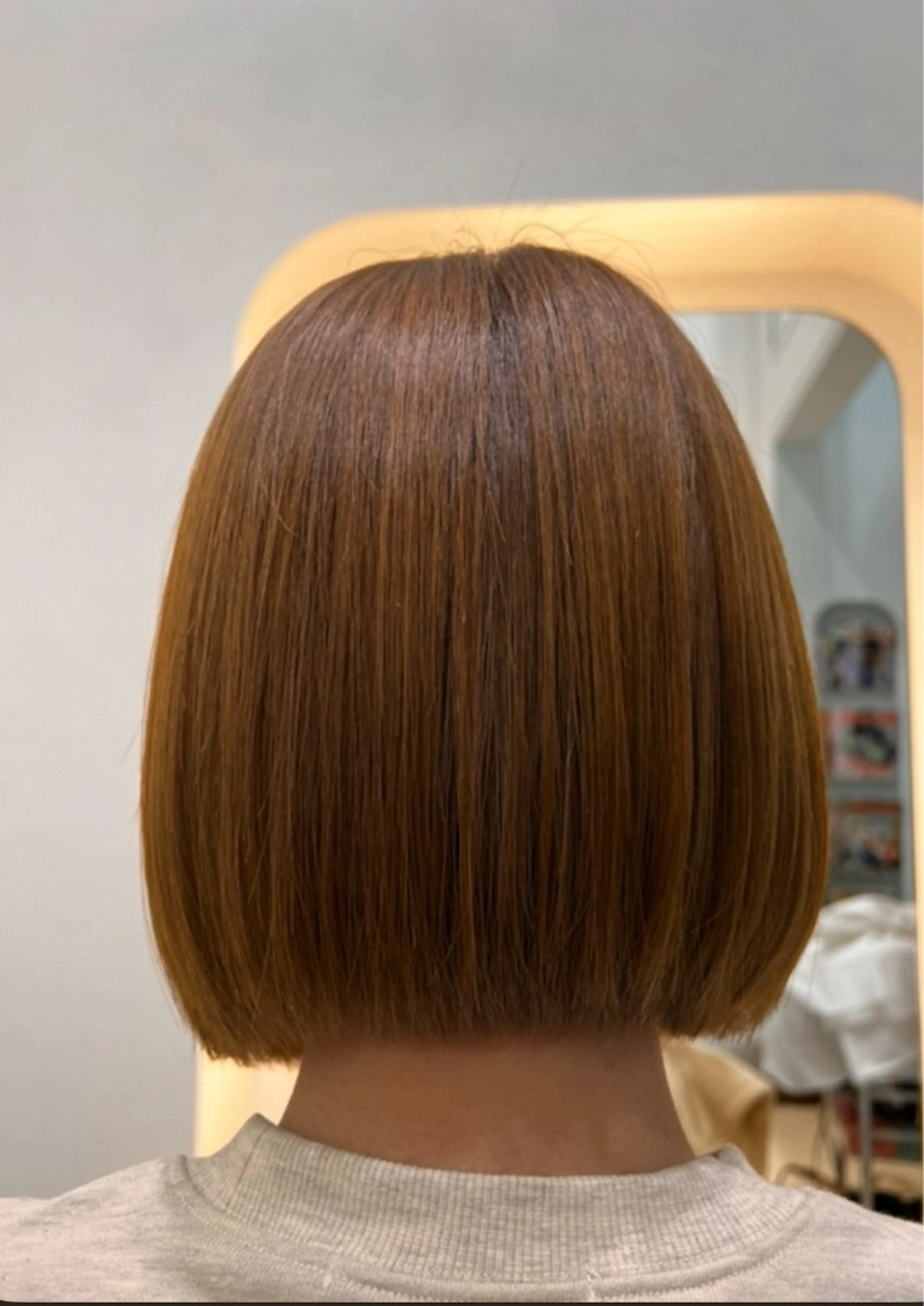 ミディアム カラー パーマ カット 堀井 凌平のヘアスタイル