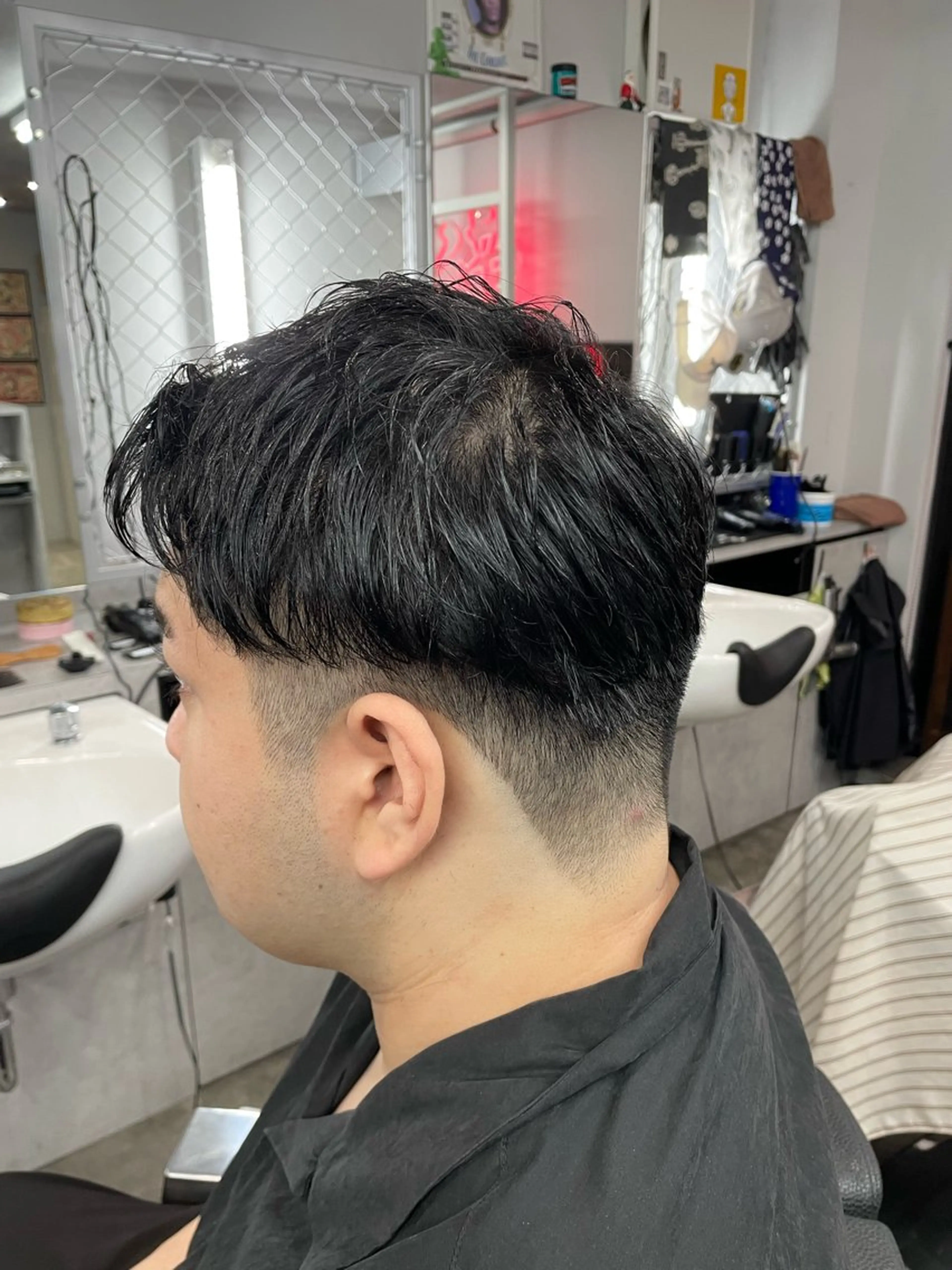 ショート メンズ FADE&LINE登戸店所属・🔥メンズ専門 美容師🔥 柳澤陵心のヘアスタイル