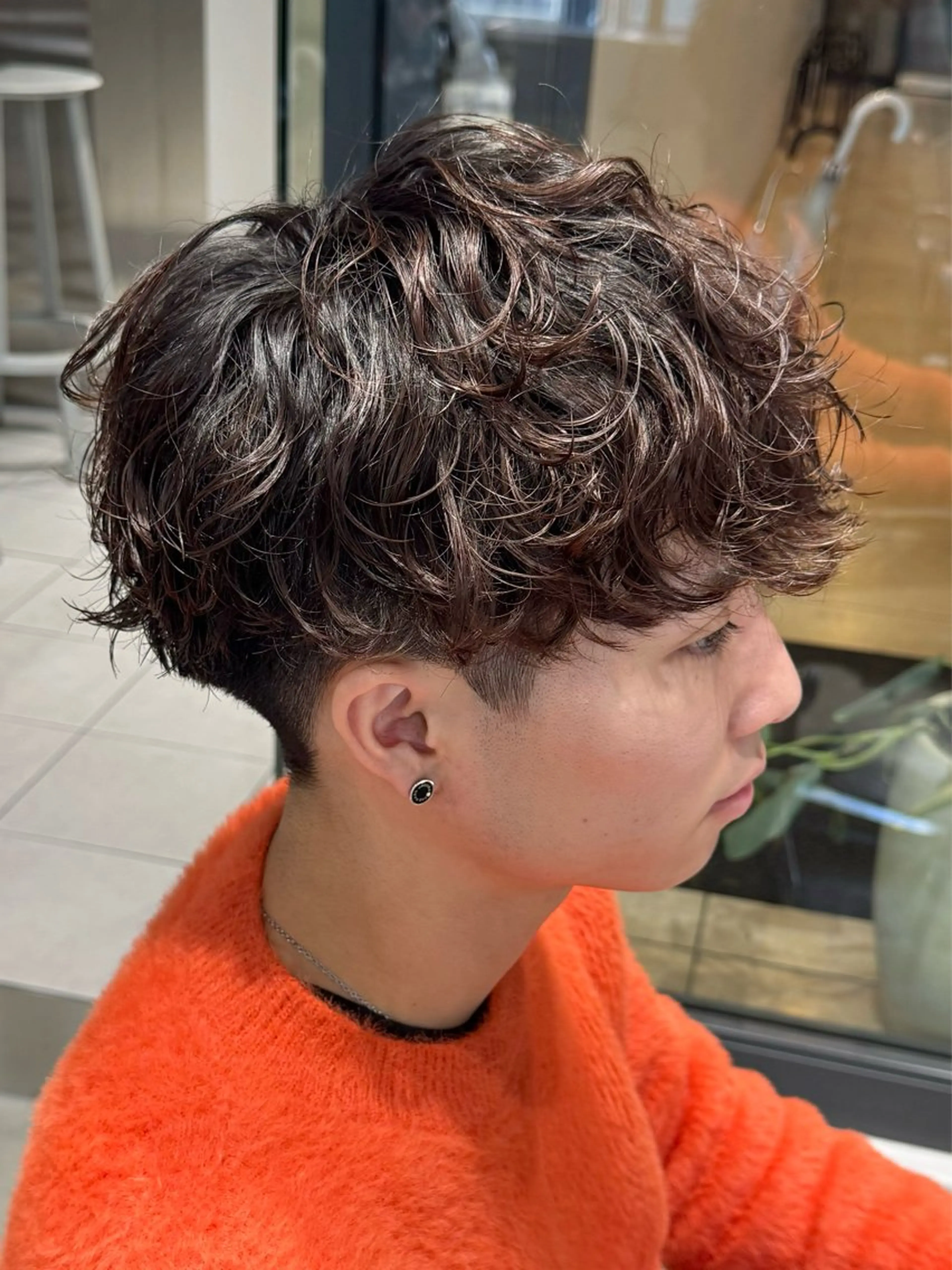 【骨格矯正カット】×【シャドウパーマ】今話題のパーマです❗️BTSのテテ、坂口健太郎風になれると話題⭐️の写真