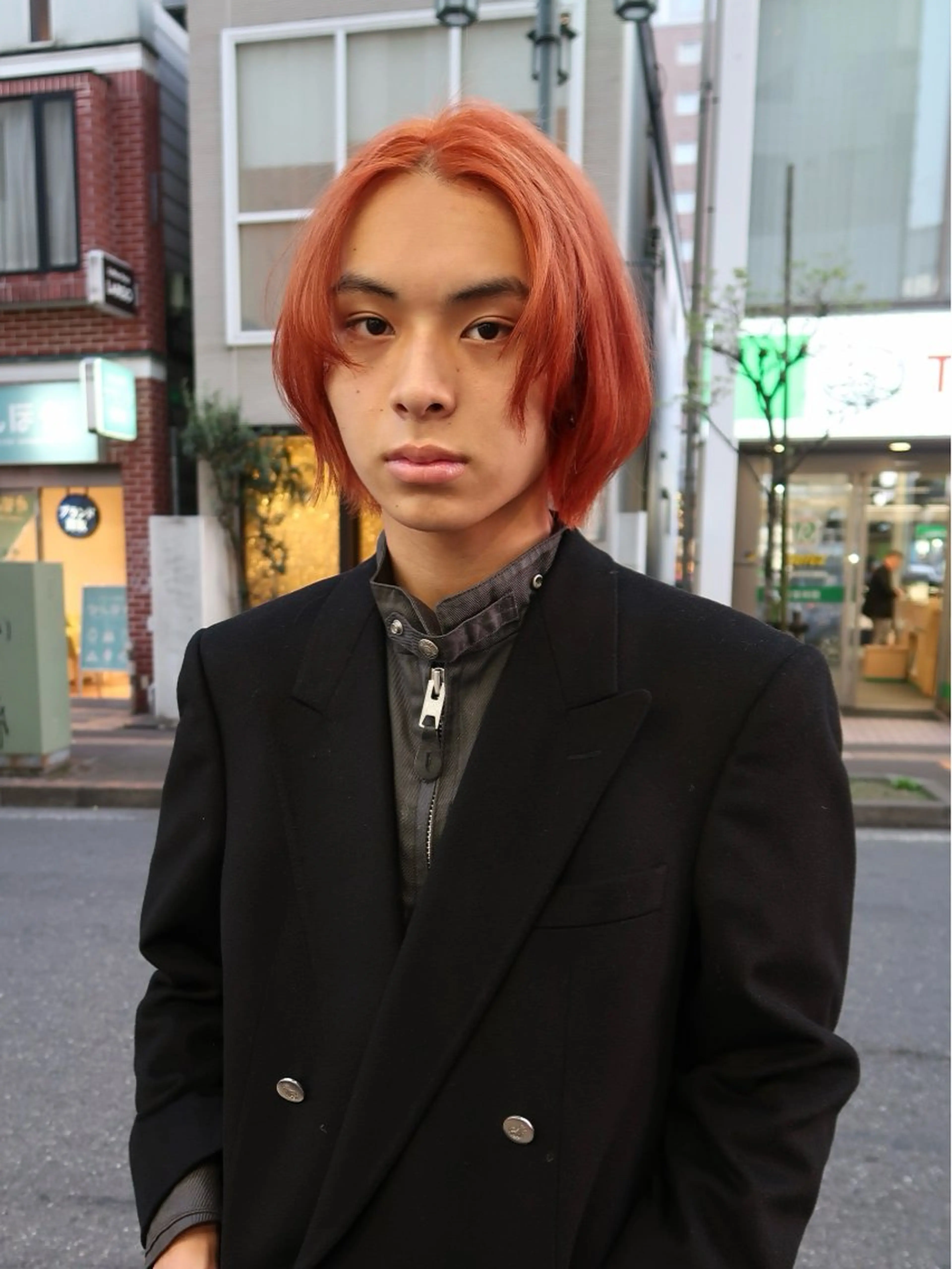 ロング カラー メンズ メンズブリーチ メンズハイトーン メンズインナーカラー ブリーチ ケアブリーチ Rei/ 縮毛矯正/ ハイライトカラー募集のヘアスタイル