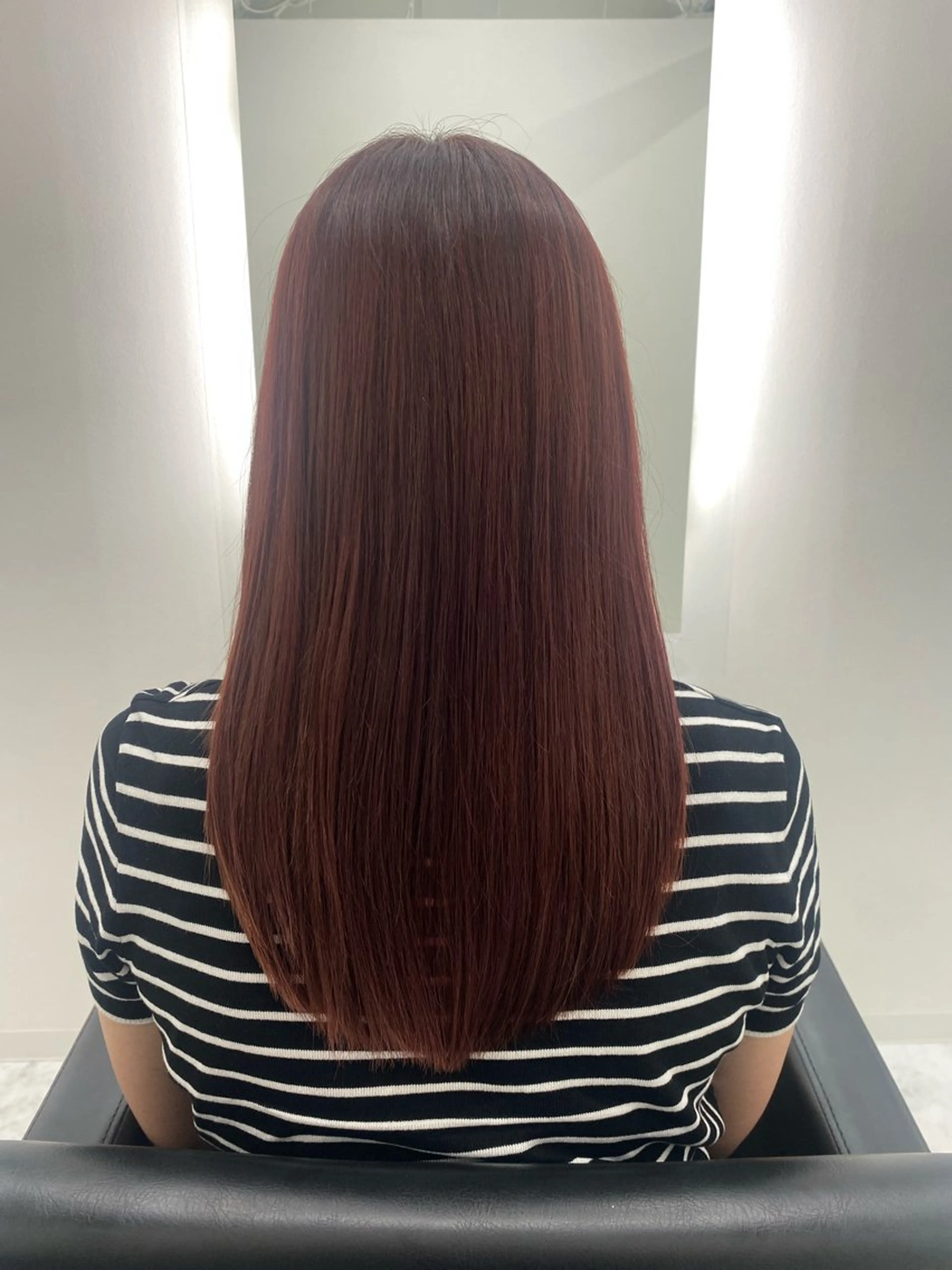 セミロング カット ヘアカラー トリートメント 髪質改善サロン🫧 セキチサトのヘアスタイル