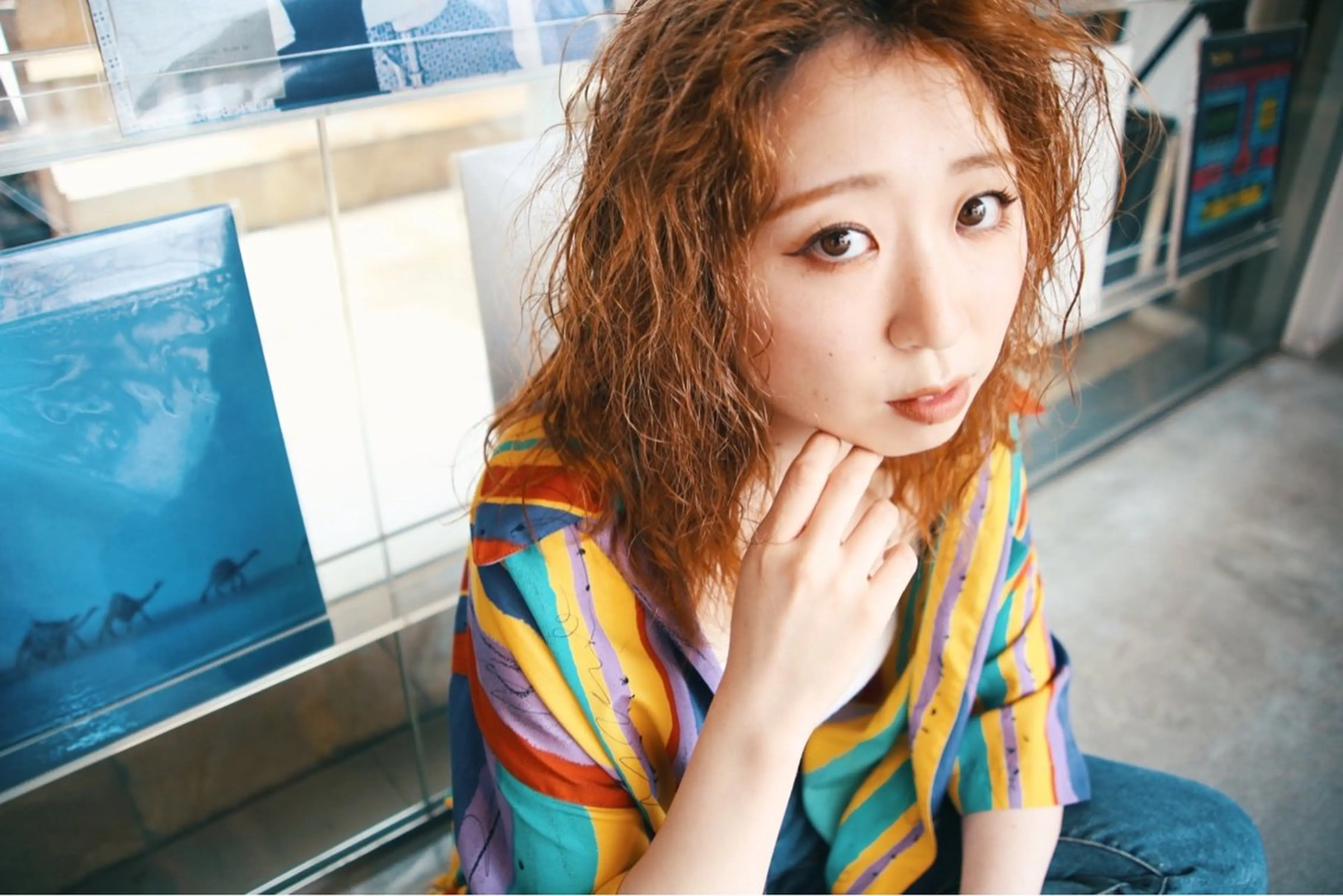 ミディアム パーマ ミディアムパーマ TICK-TOCK所属・今出 りょうやのヘアスタイル