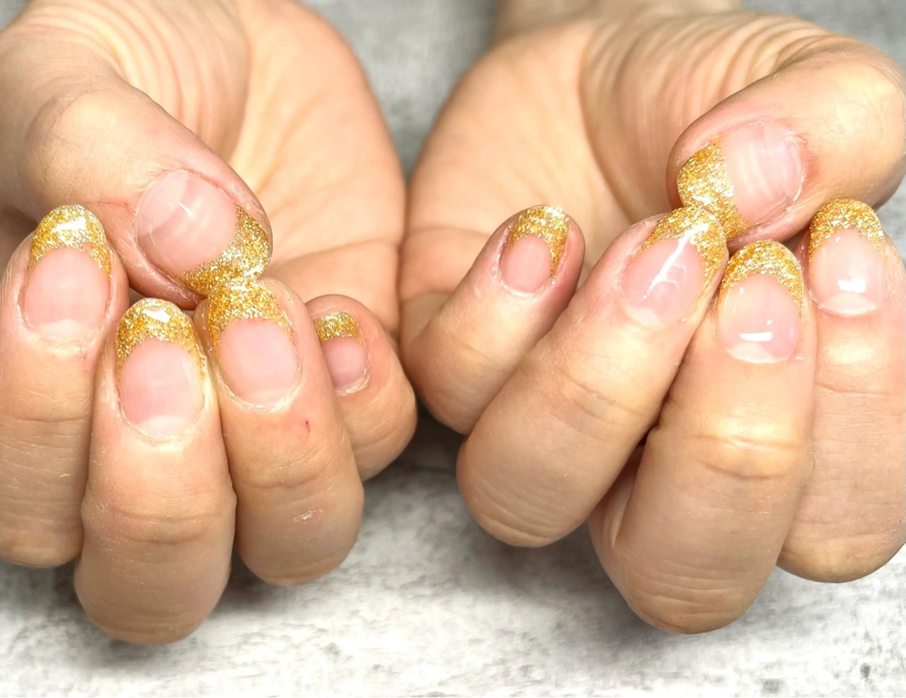 オフあり、フレンチネイルのTRの練習モデルさん募集してます。よろしくお願いいたします。の写真