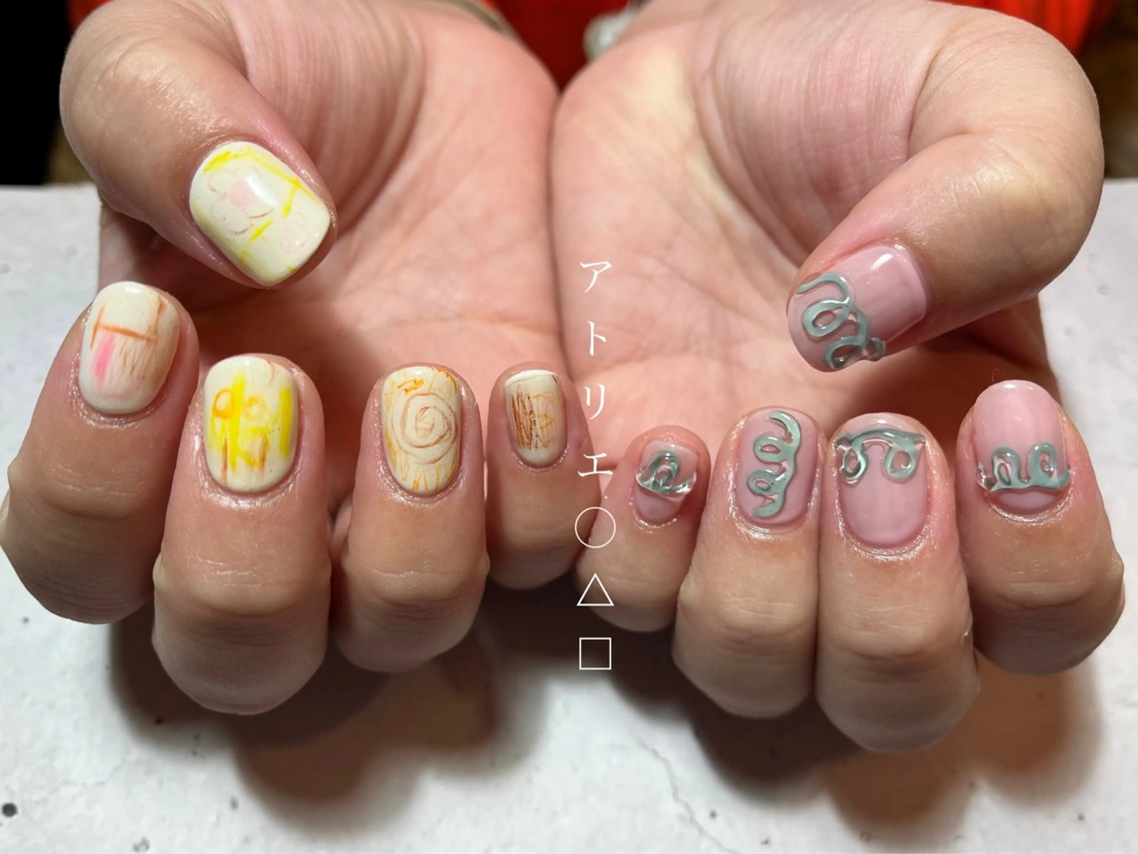 ネイル ハンドネイル アトリエ ○△□のネイルデザイン