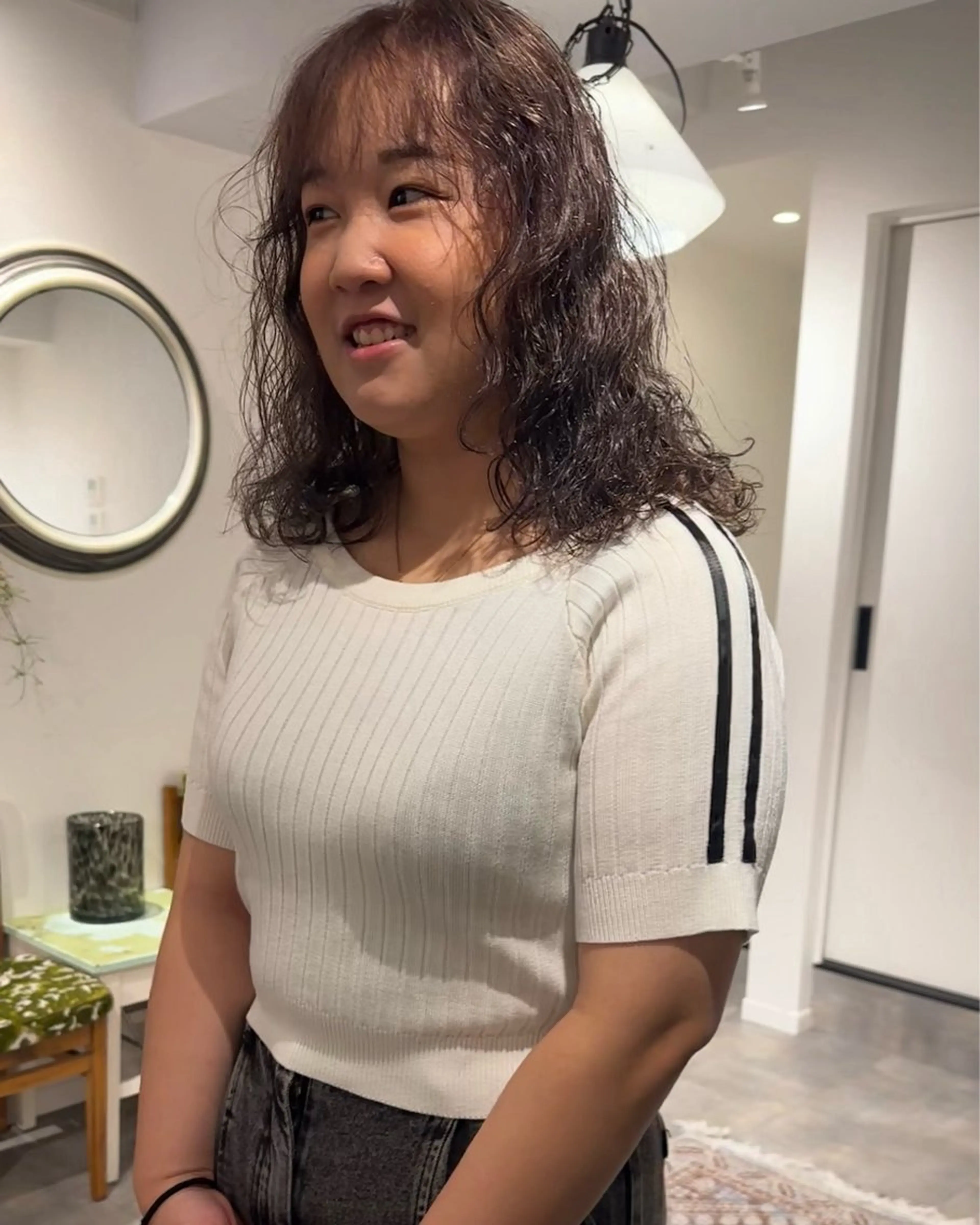 セミロング カラー SUNDAZED所属・日沖 由紀子のヘアスタイル