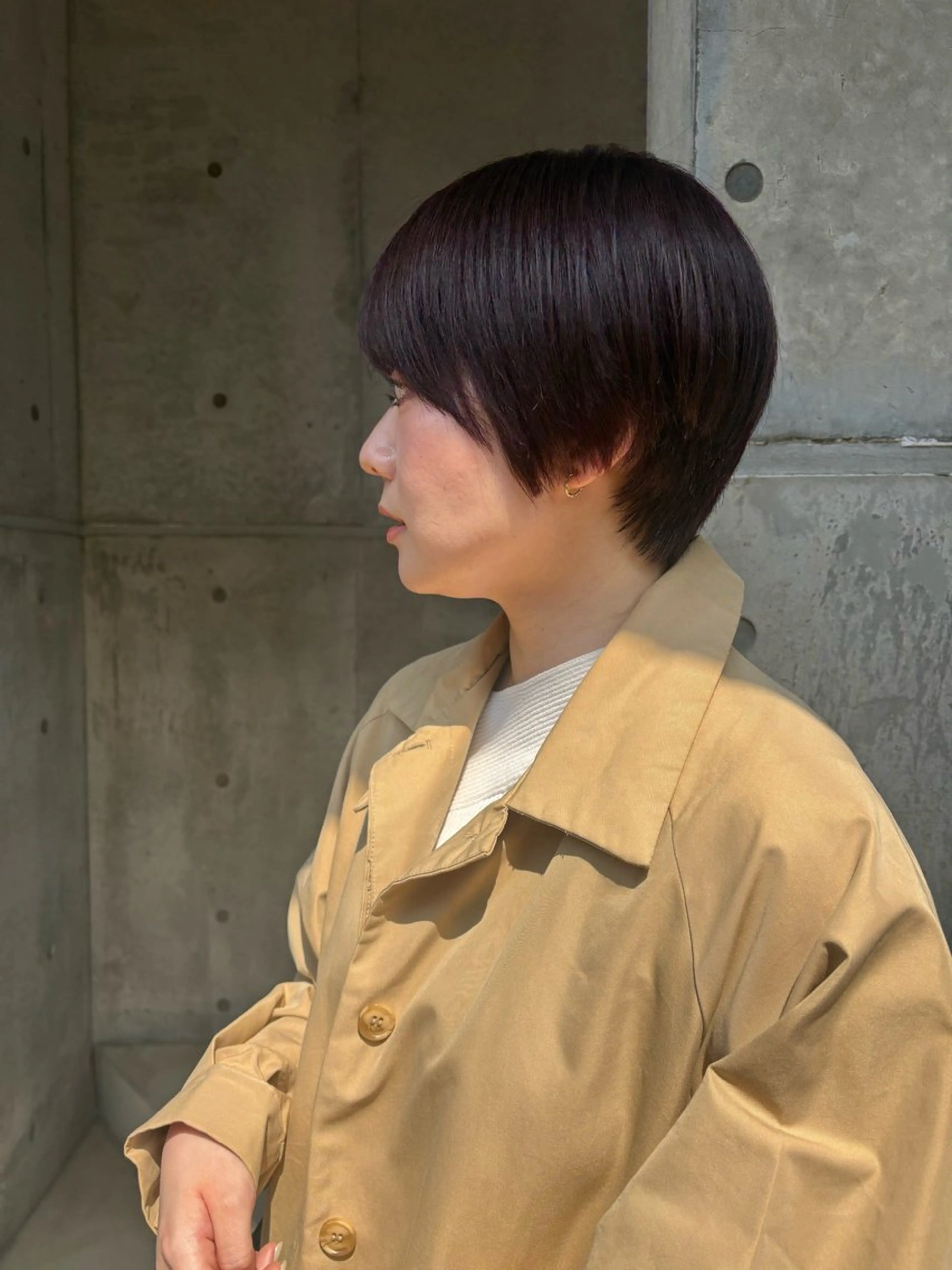 ショート カラー ピンクカラー カット ヘアカラー les baladins du miroir所属・🍃YURI 🍃のヘアスタイル