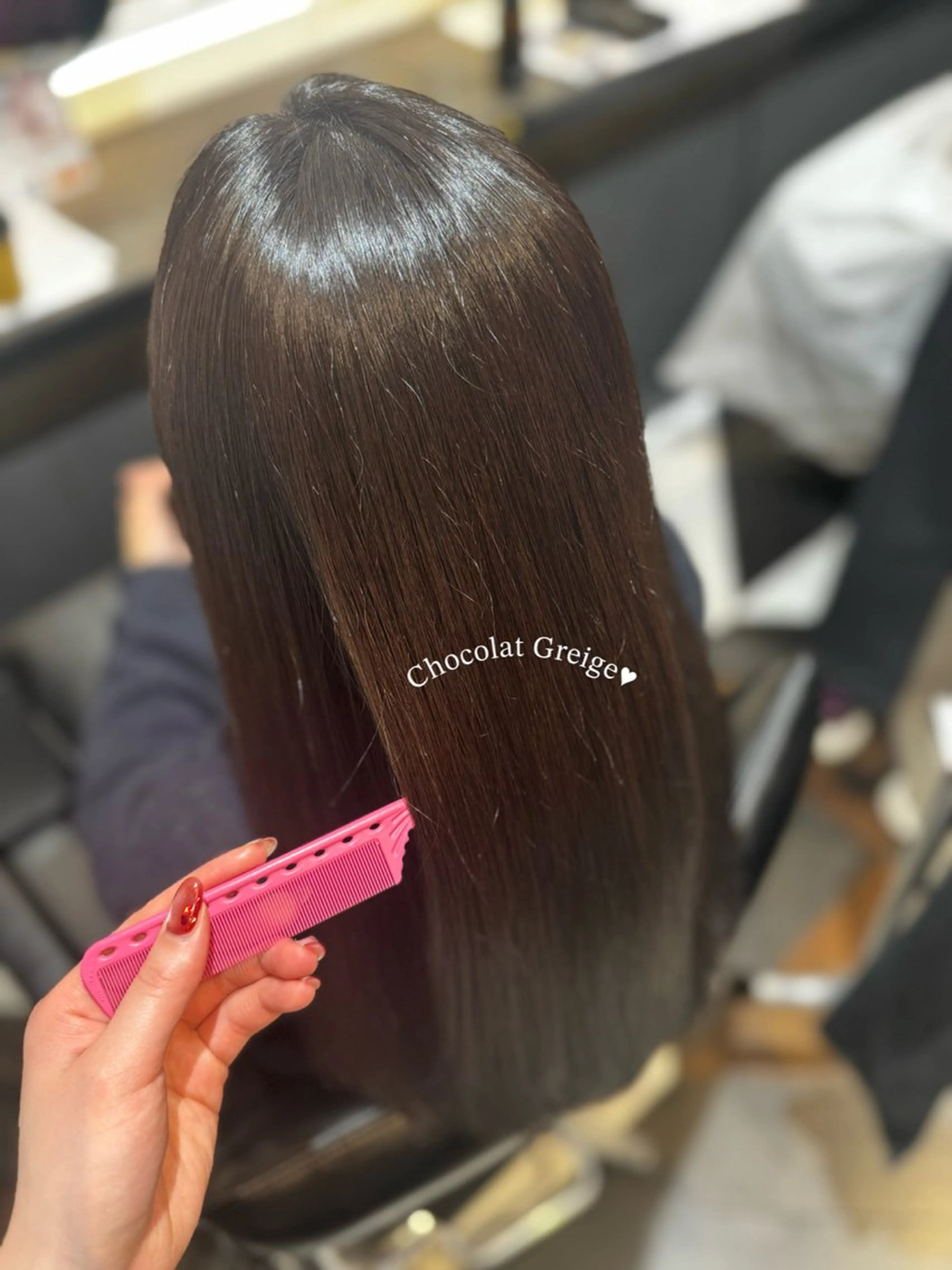 ロング カラー ヘアカラー トリートメント APHRODITE GINZA 日本橋人形町所属・🤍うる艶カラー🤍 たむら みなみ 東京のヘアスタイル