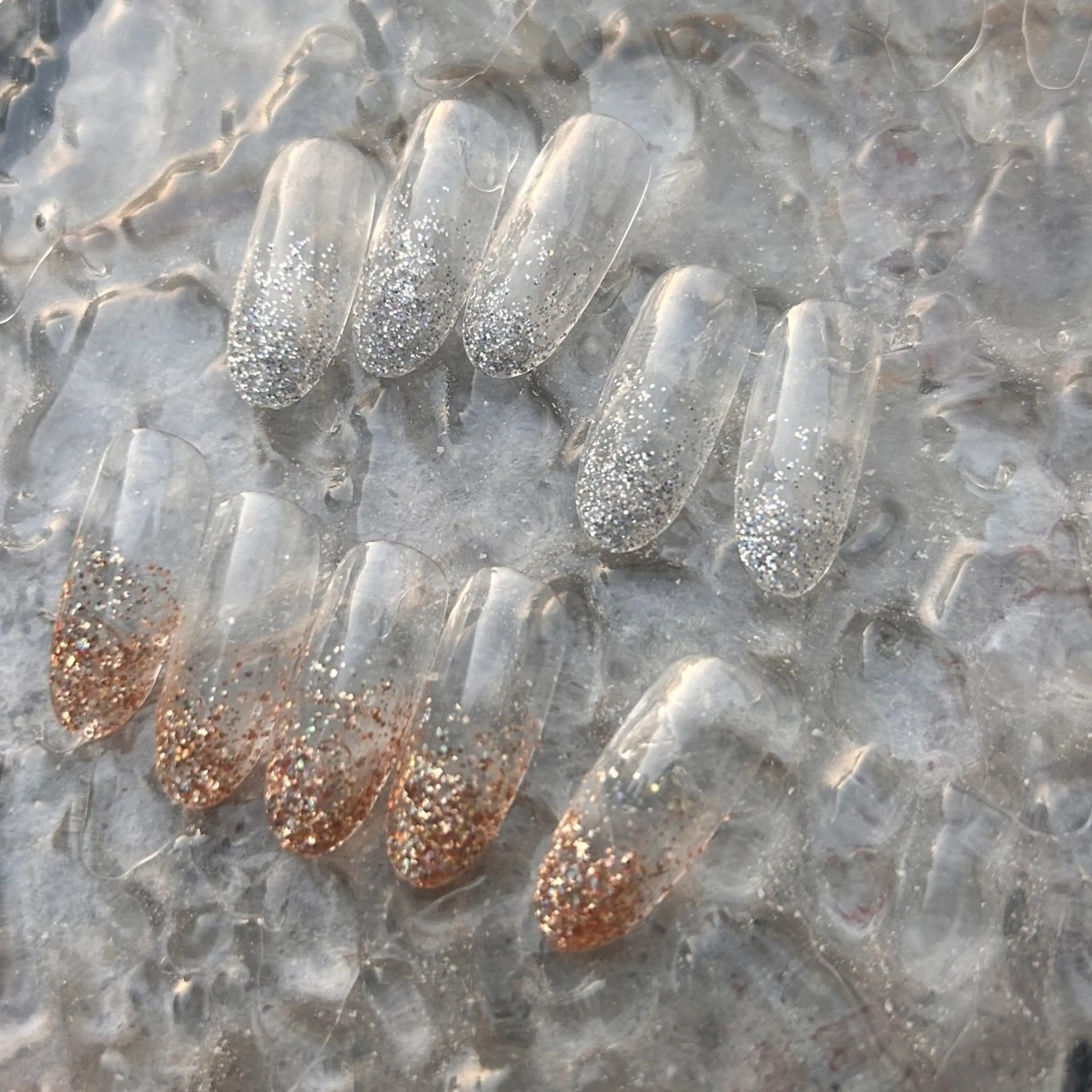 ネイル ラメ(グリッター) ラメグラデーション May. 昭和町のネイルデザイン