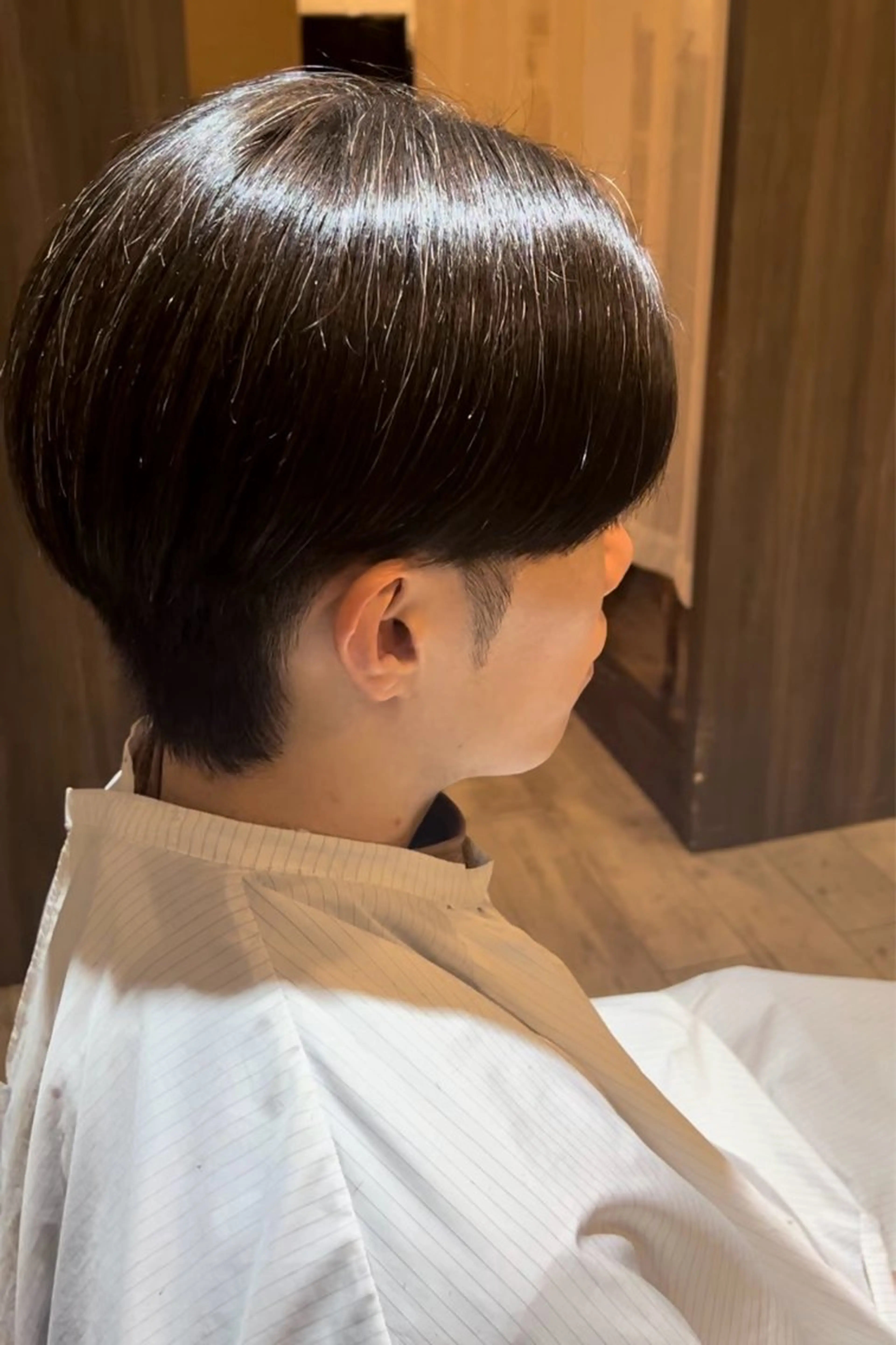 メンズ必見！曲がるストレート（カルマパーマ）➕カットの写真