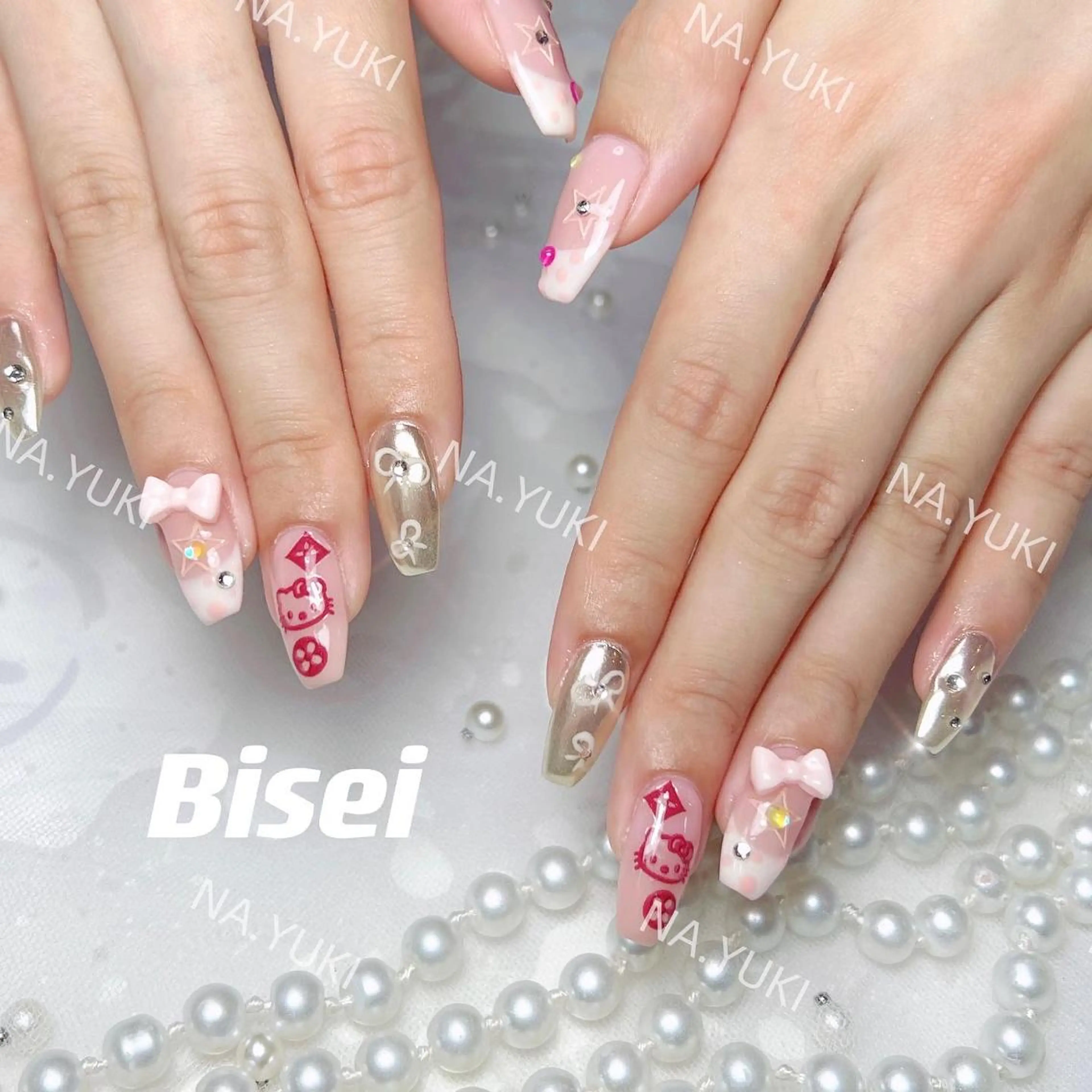 ネイル ハンドネイル 🎀 moo～ 🎀のネイルデザイン