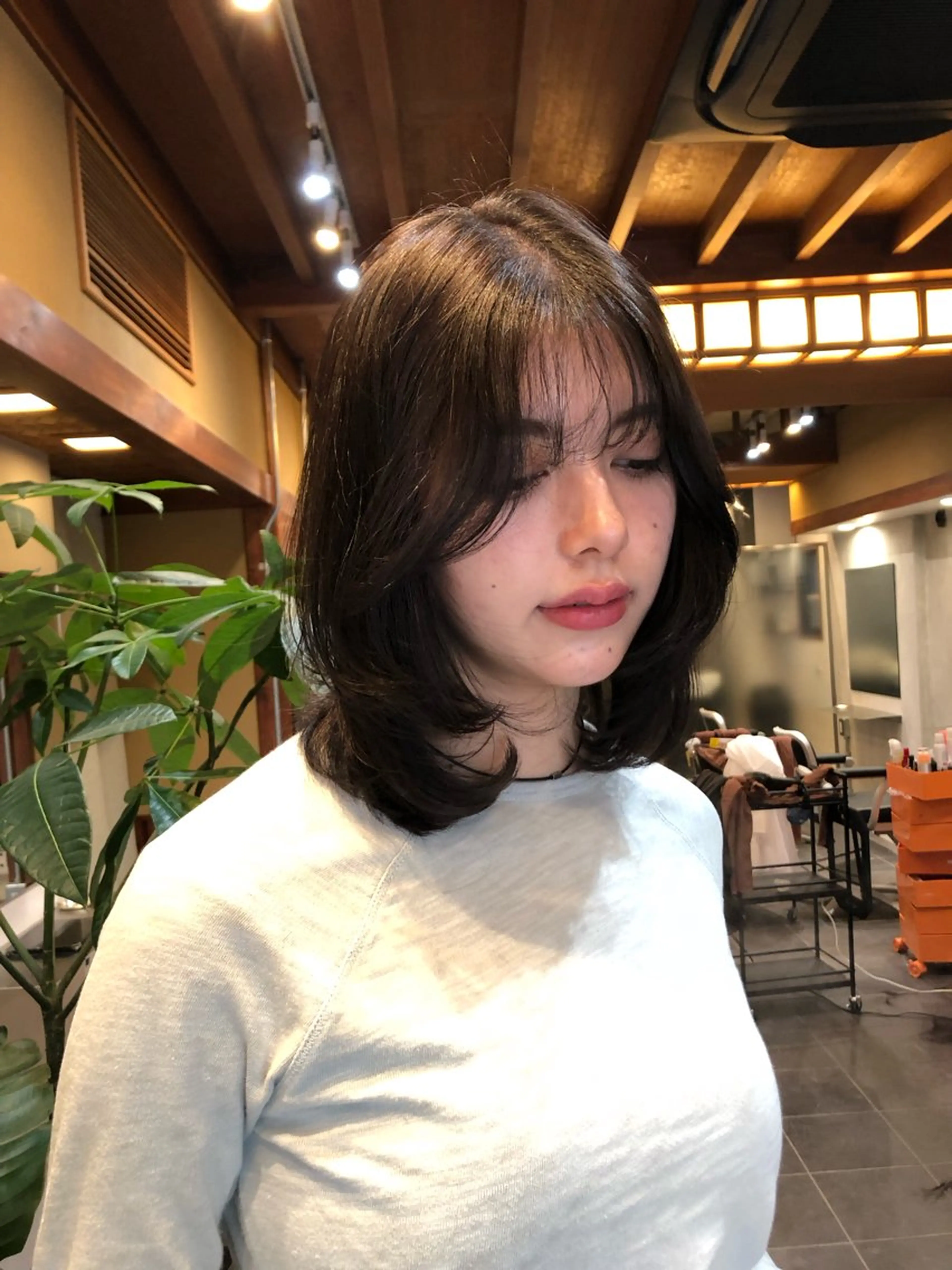 ミディアム カラー カット ヘアカラー トリートメント ゆるふわガーリーst yle🩰yuukaのヘアスタイル