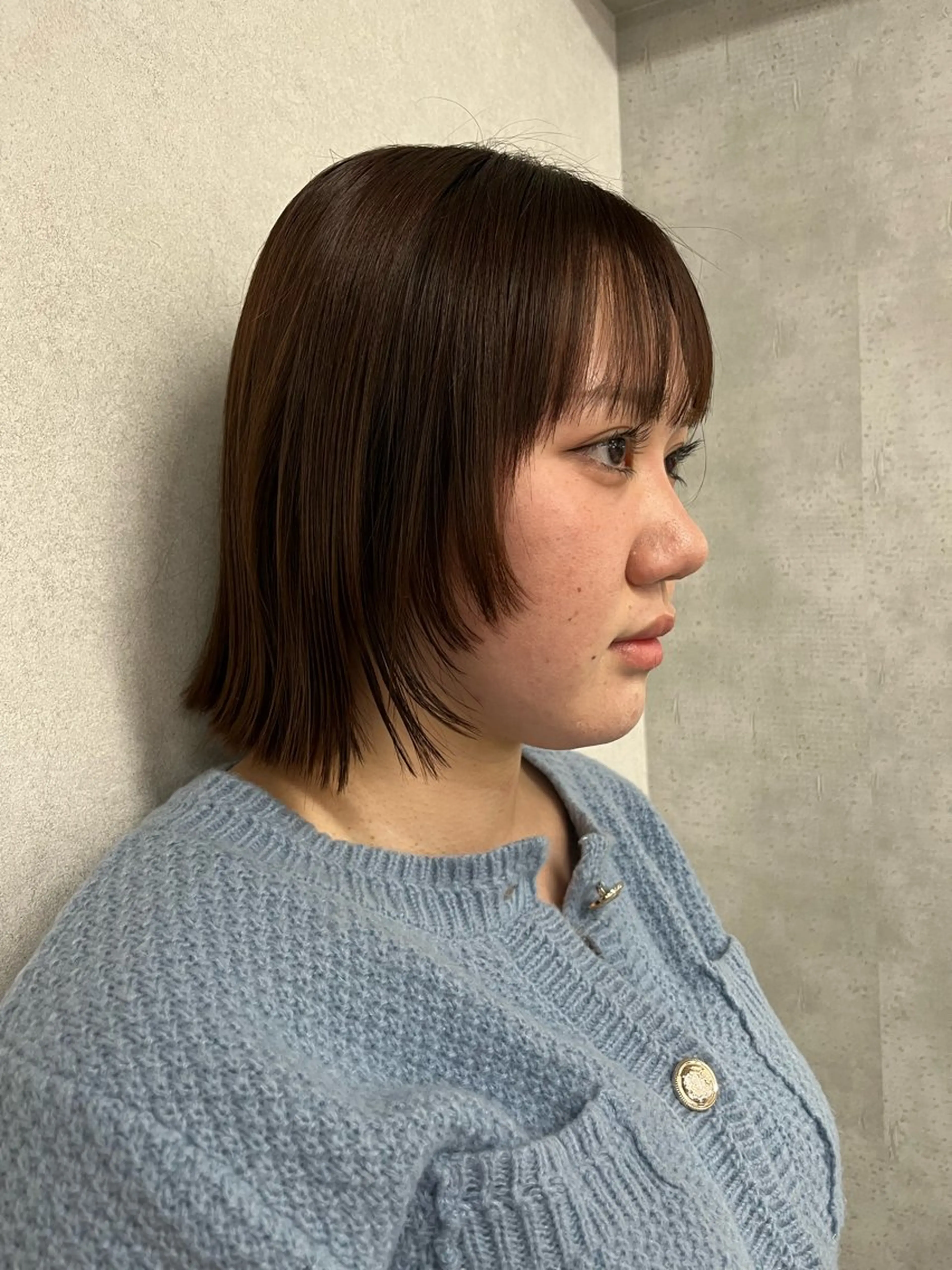 ミディアム 姫カット anon Loemのヘアスタイル