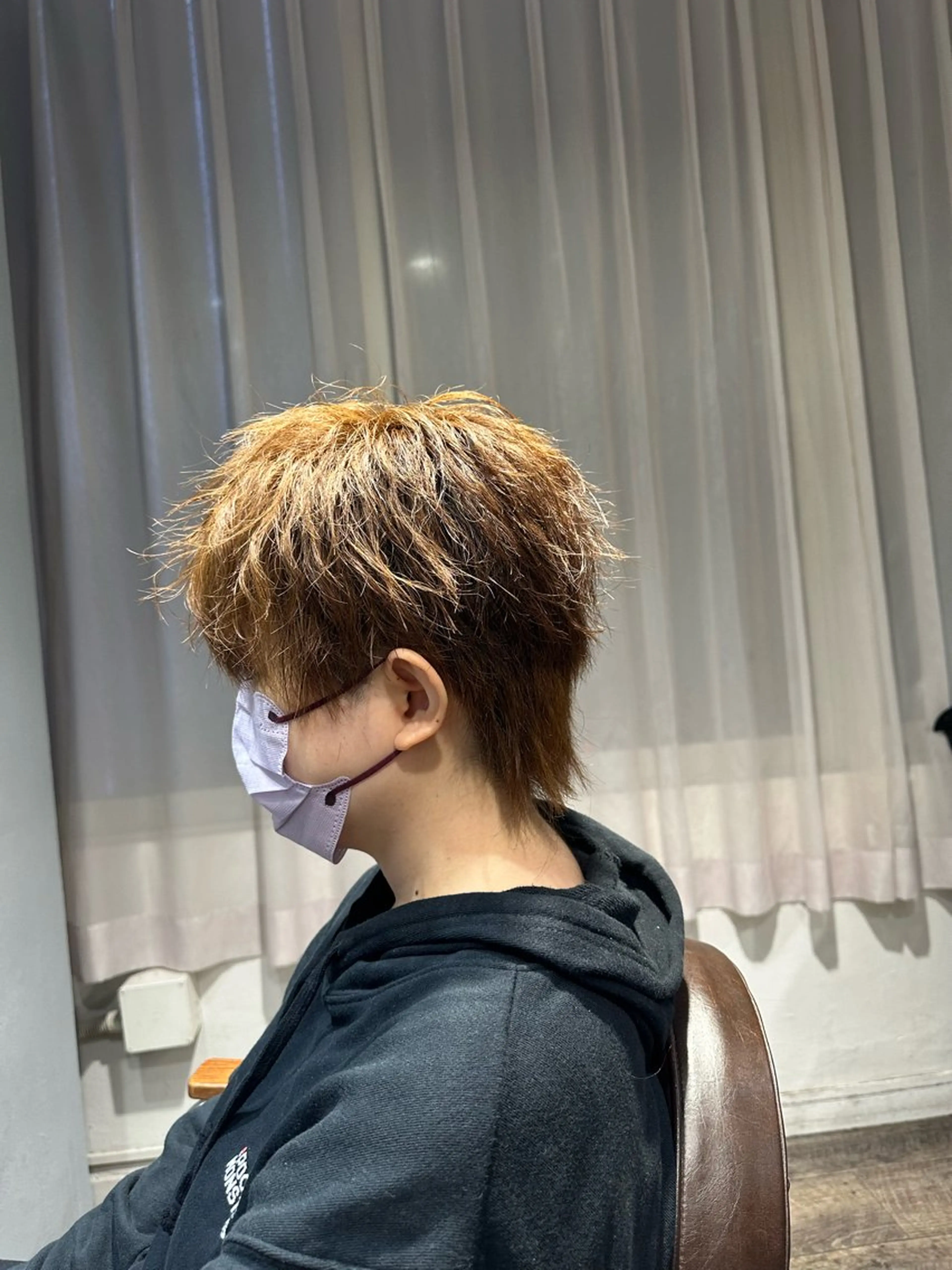 メンズ カット ヘアカラー メンズ/心斎橋 /韓流/藤本理希のヘアスタイル