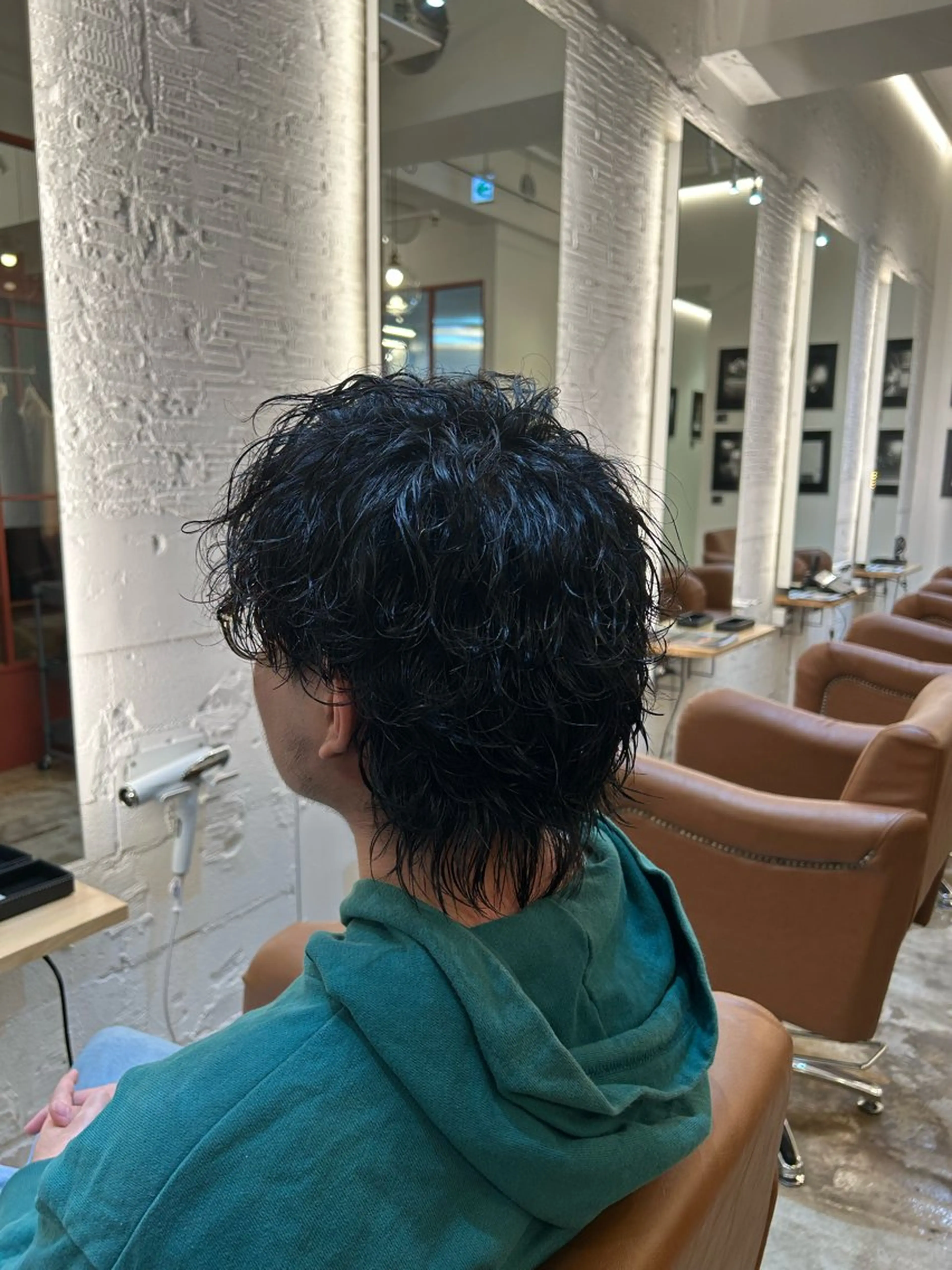 パーマ メンズ メンズパーマ 波巻きパーマ AMBERGLEAM Hair&Cloth Yoga所属・Ryo☘縮毛矯正/ メンズ/ブリーチ/のヘアスタイル