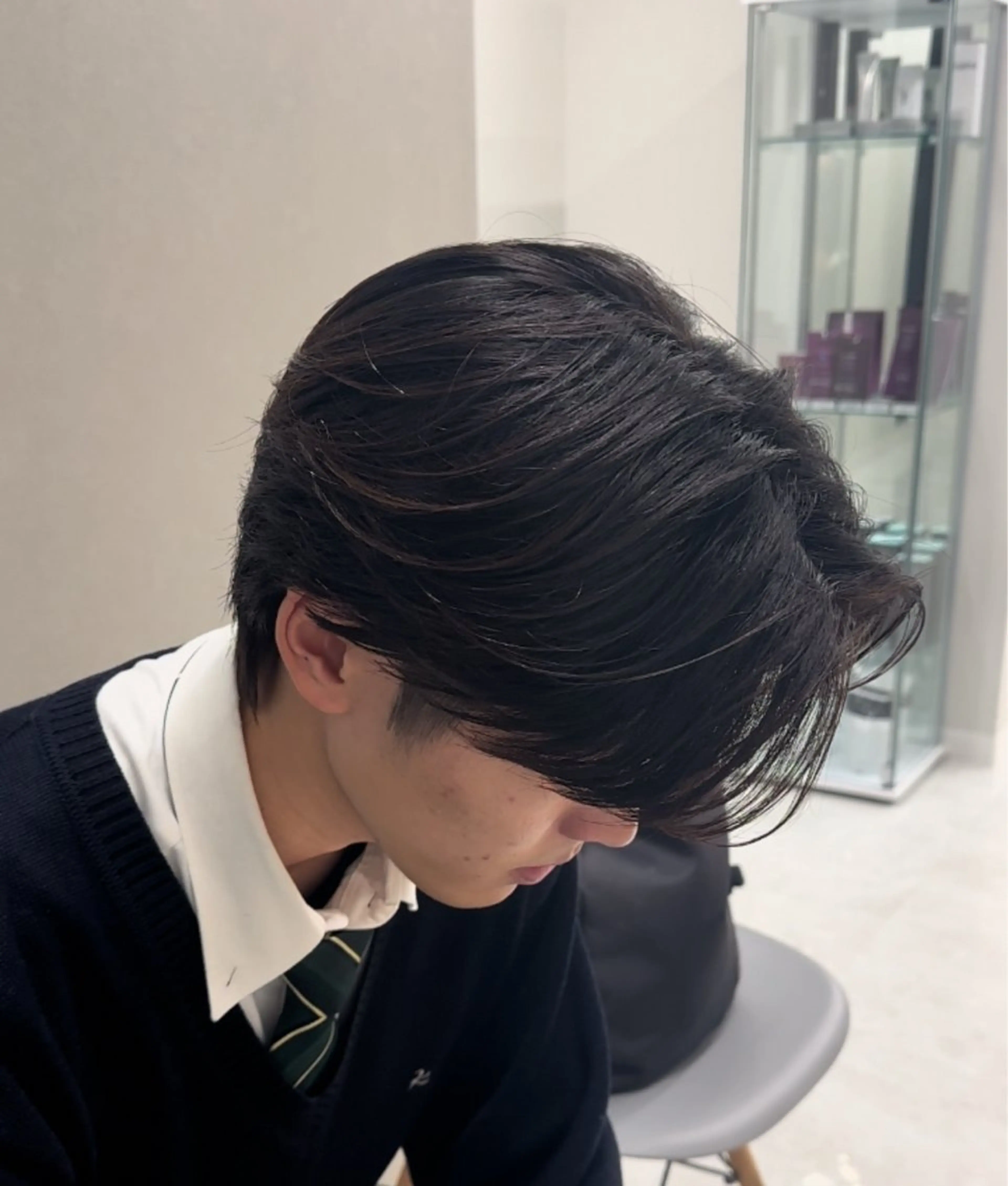 パーマ メンズ カット パーマ ニュアンス/フェザー /ウルフ/伶馬のヘアスタイル