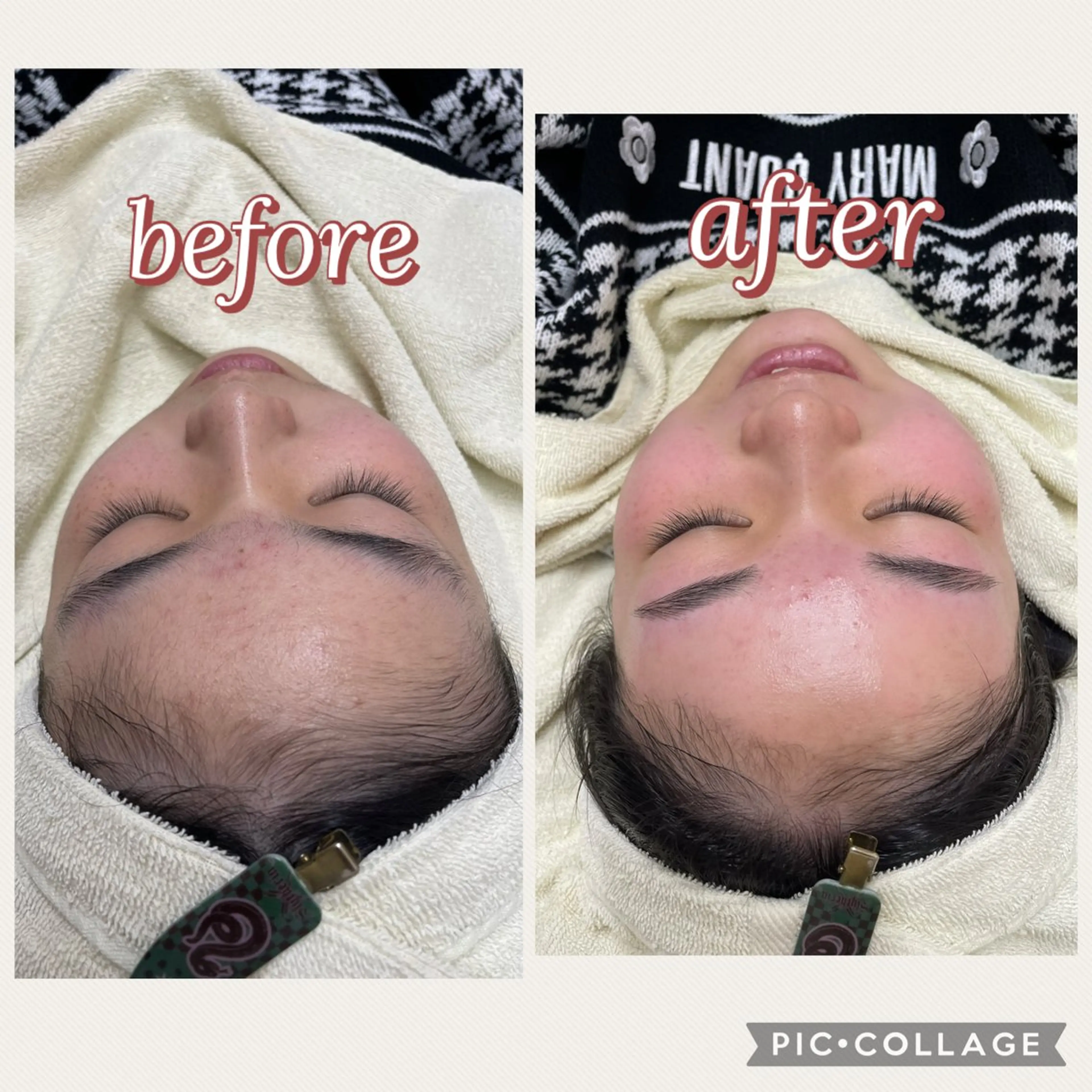 アイブロウ 眉毛ワックス脱毛 脱毛 スタジオAZ所属・jasmine yamashitaのマツエク・マツパデザイン