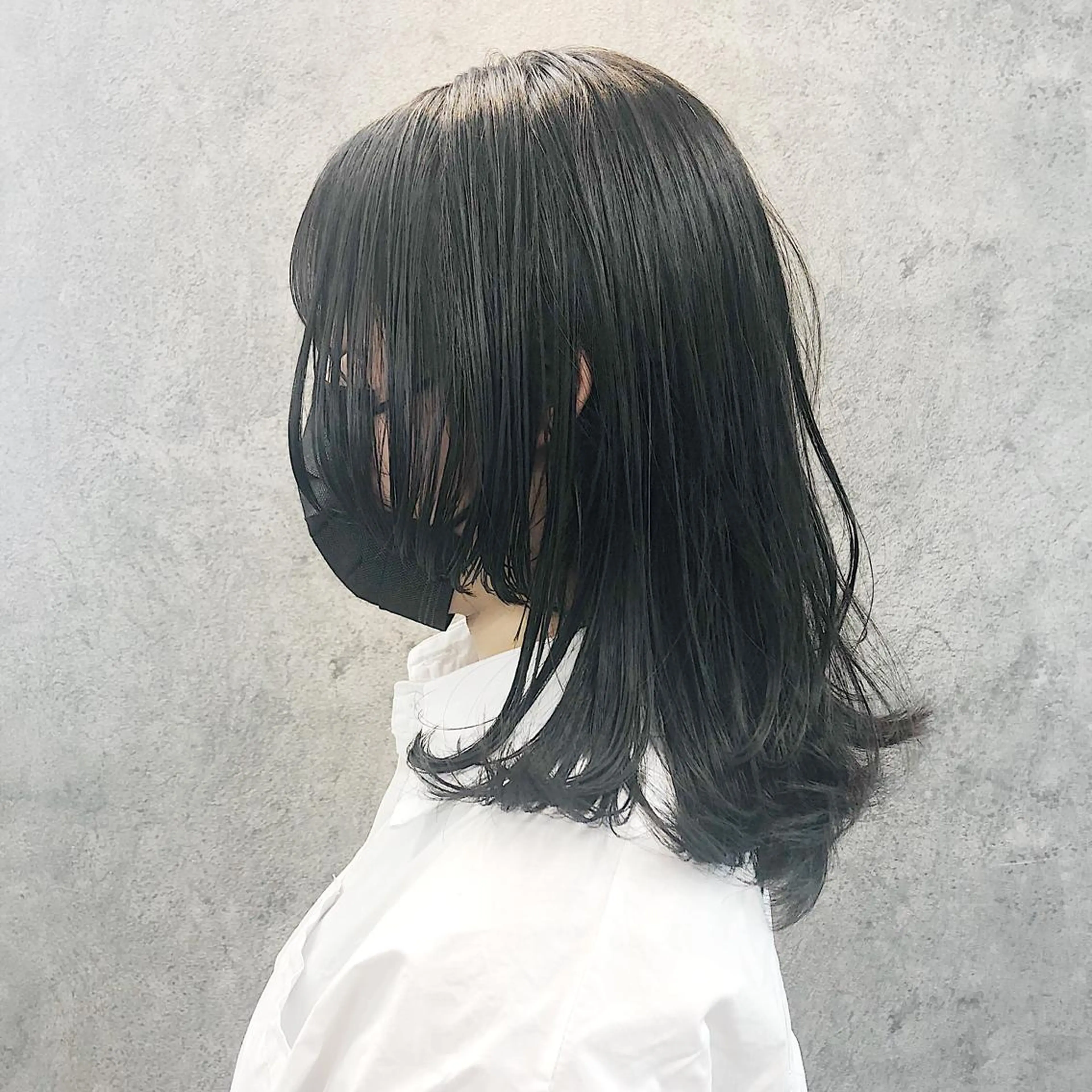 セミロング 姫カット ウルフカット カット 所渉/韓国レイヤー /ウルフカットのヘアスタイル