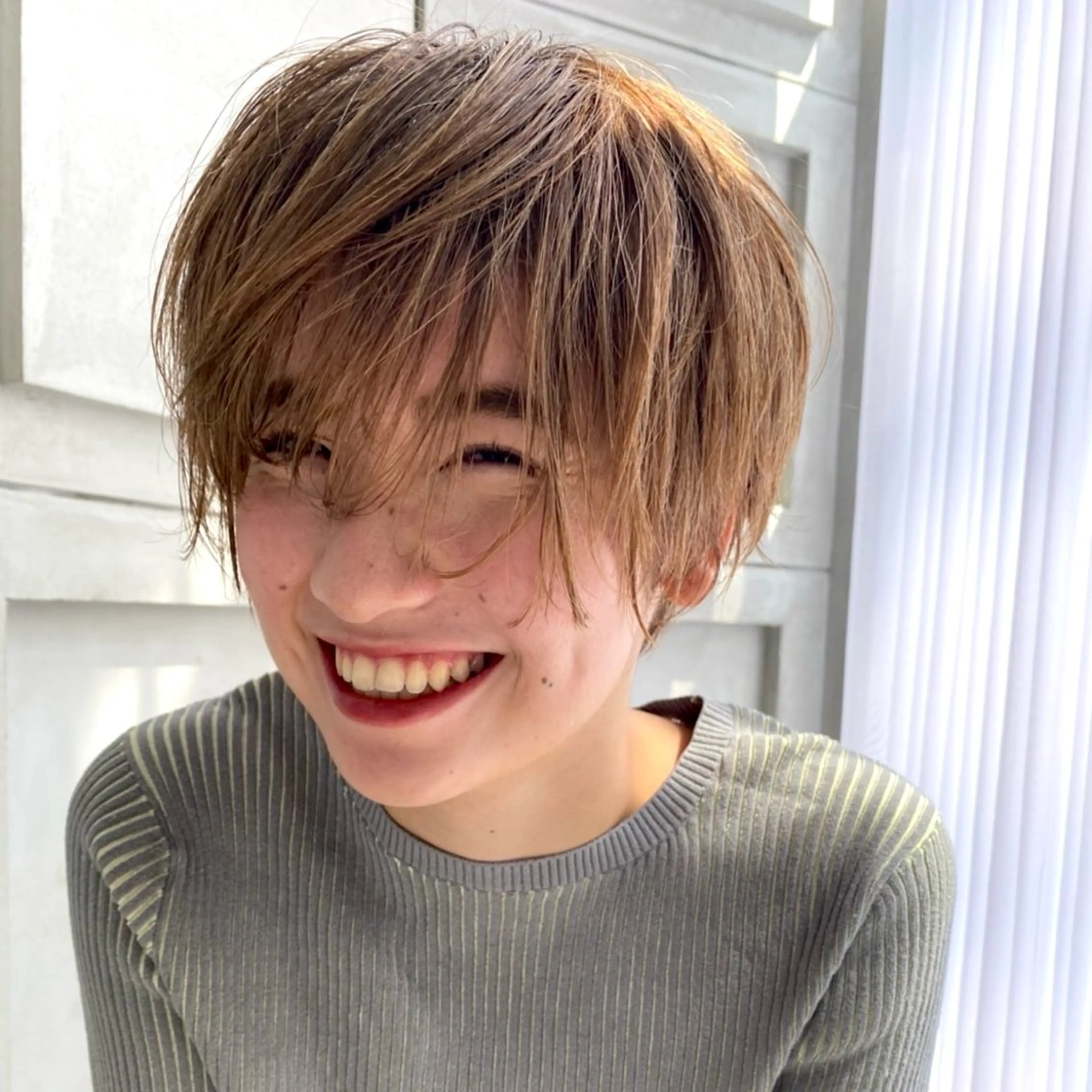 【ショート限定】透明感ハイライト+髪質改善トリートメント付き♫🌟の写真