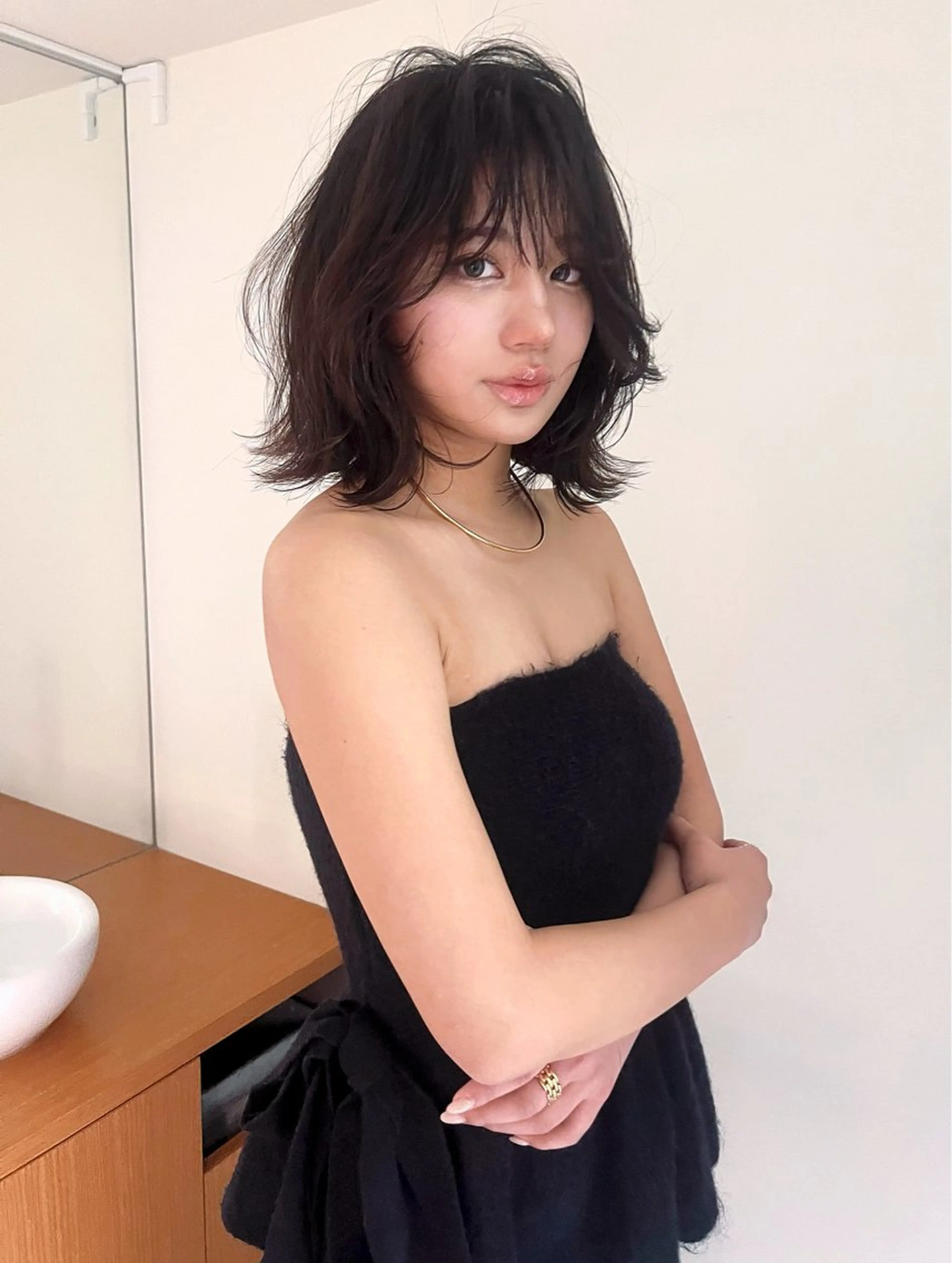 ショート カラー カット 小顔ボブ jilblanカホのヘアスタイル