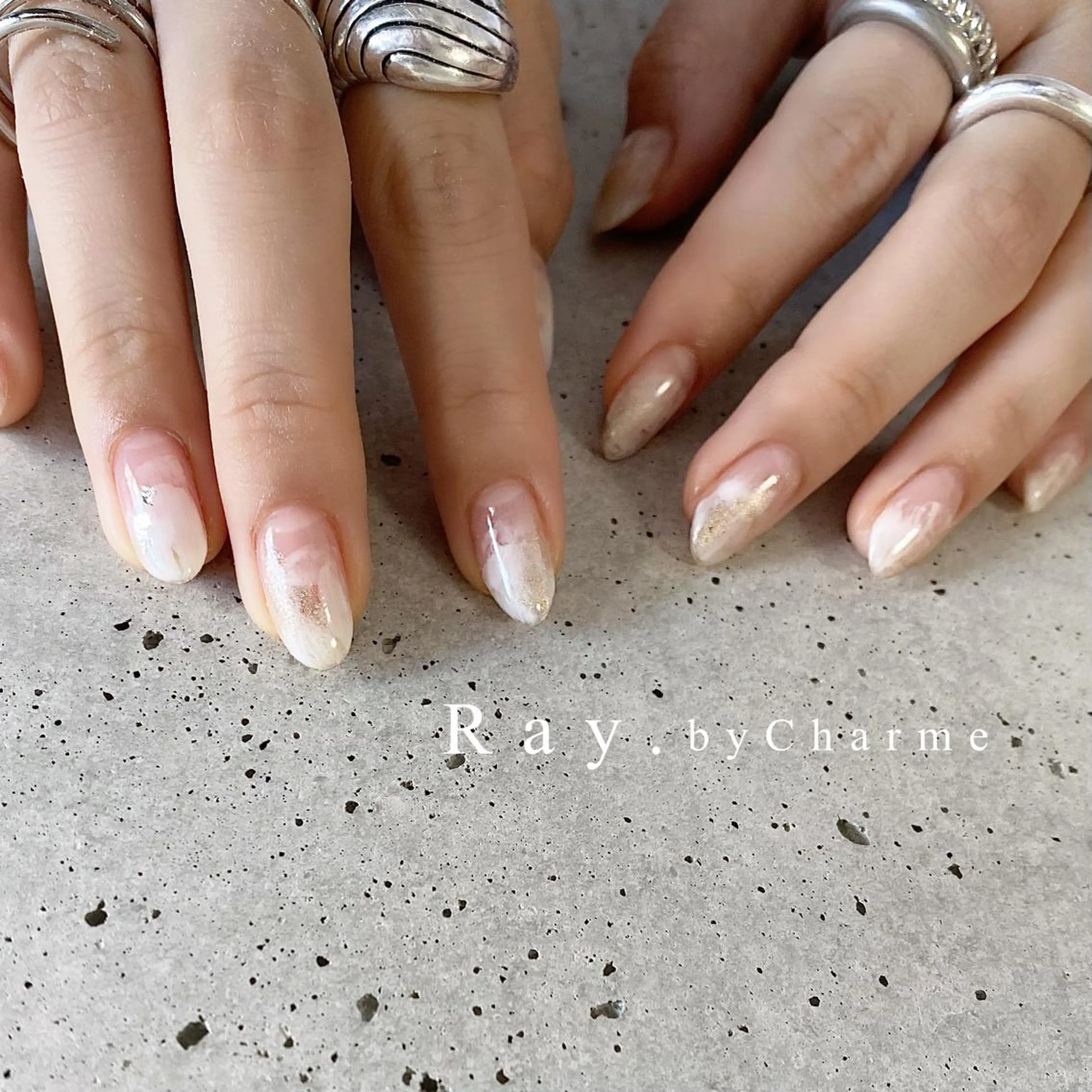 ネイル Ray. ／綺麗目ニュアンスのネイルデザイン