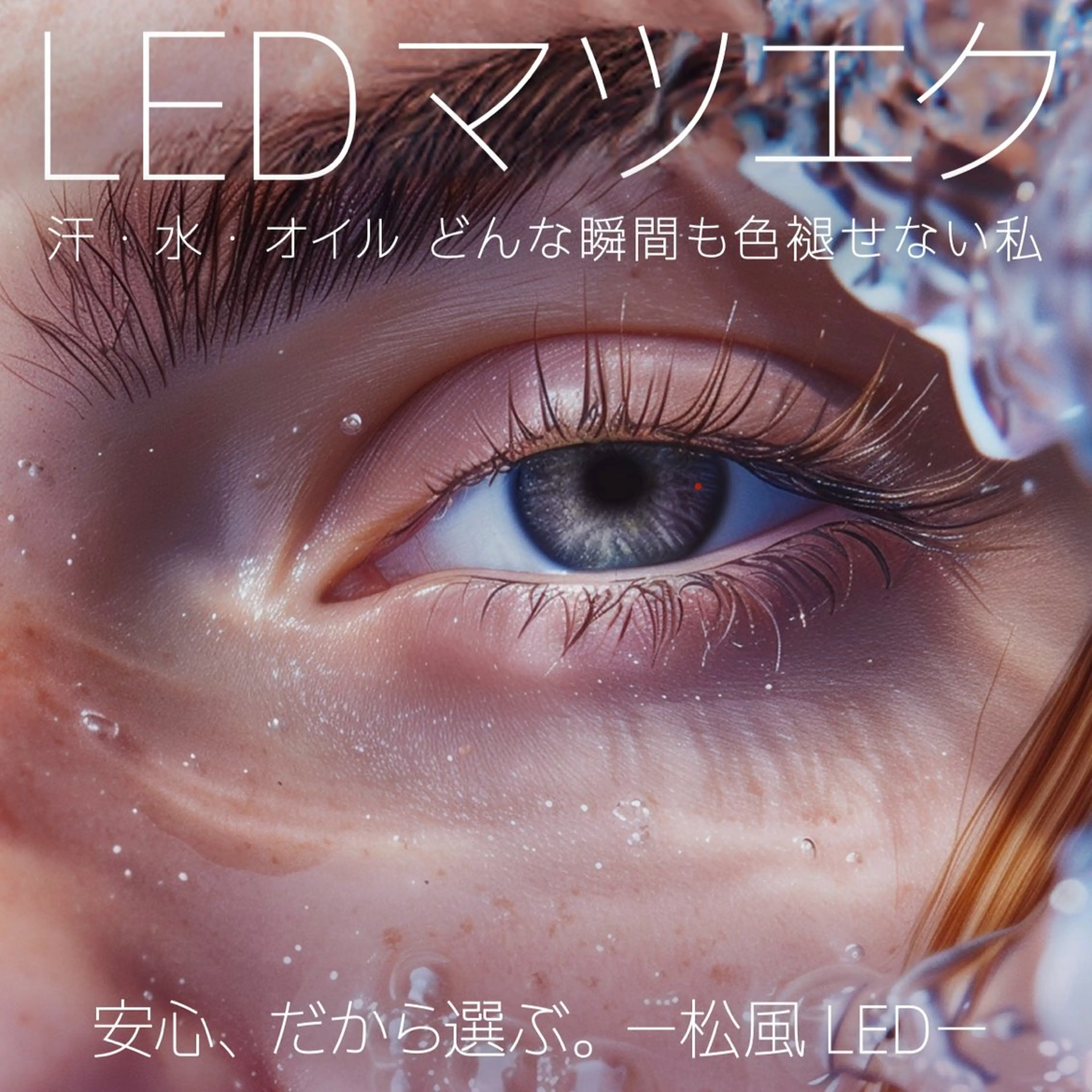 高持続🙆🏻 ̖́-【LEDマツエク】フラット80本🍒カラー変更+¥500~okの写真