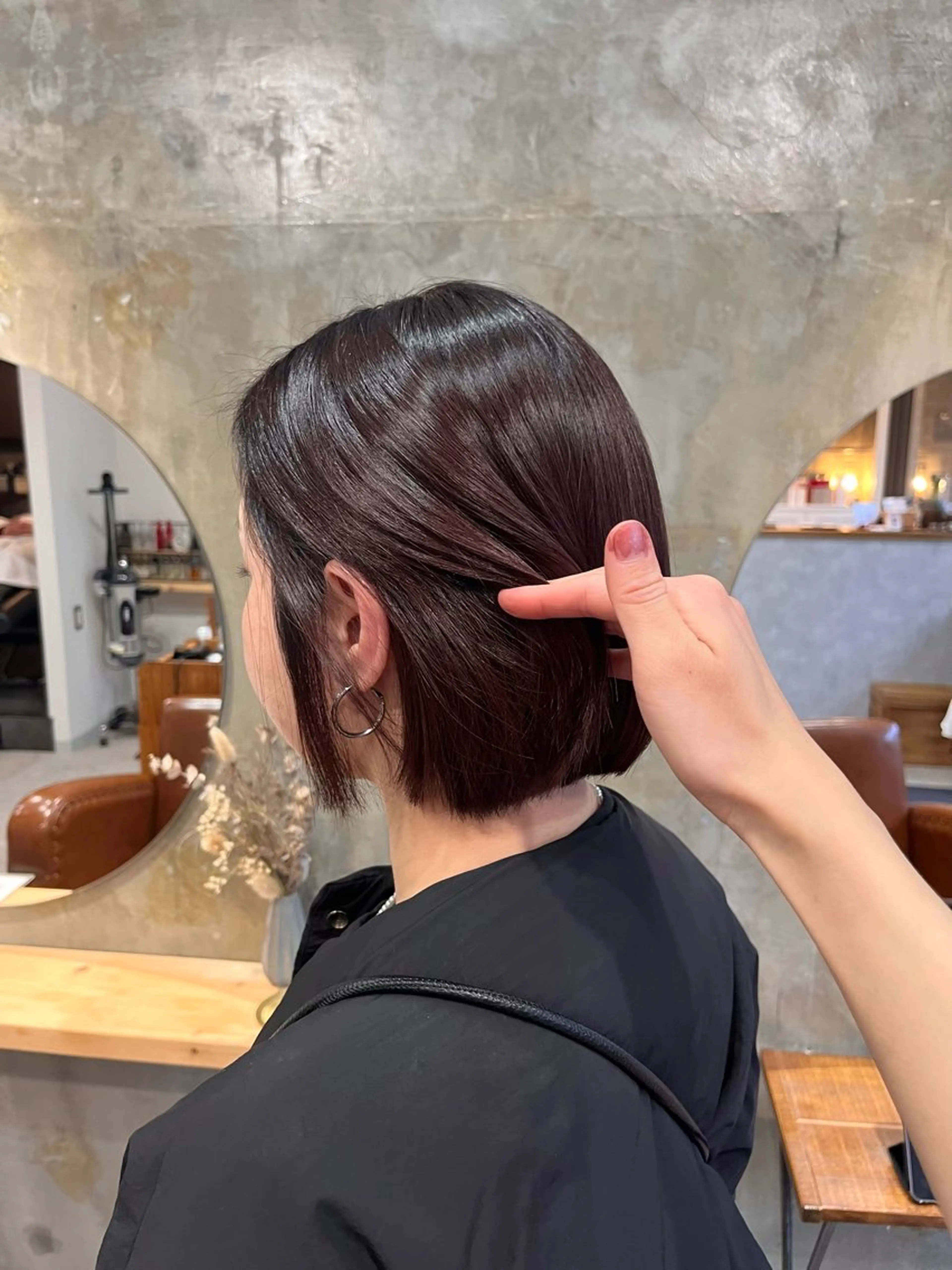ショート カラー ヘアアレンジ Noele hair atelier(ノエルヘアアトリエ)所属・北上ゆい/個性派/ ナチュラルアレンジのヘアスタイル