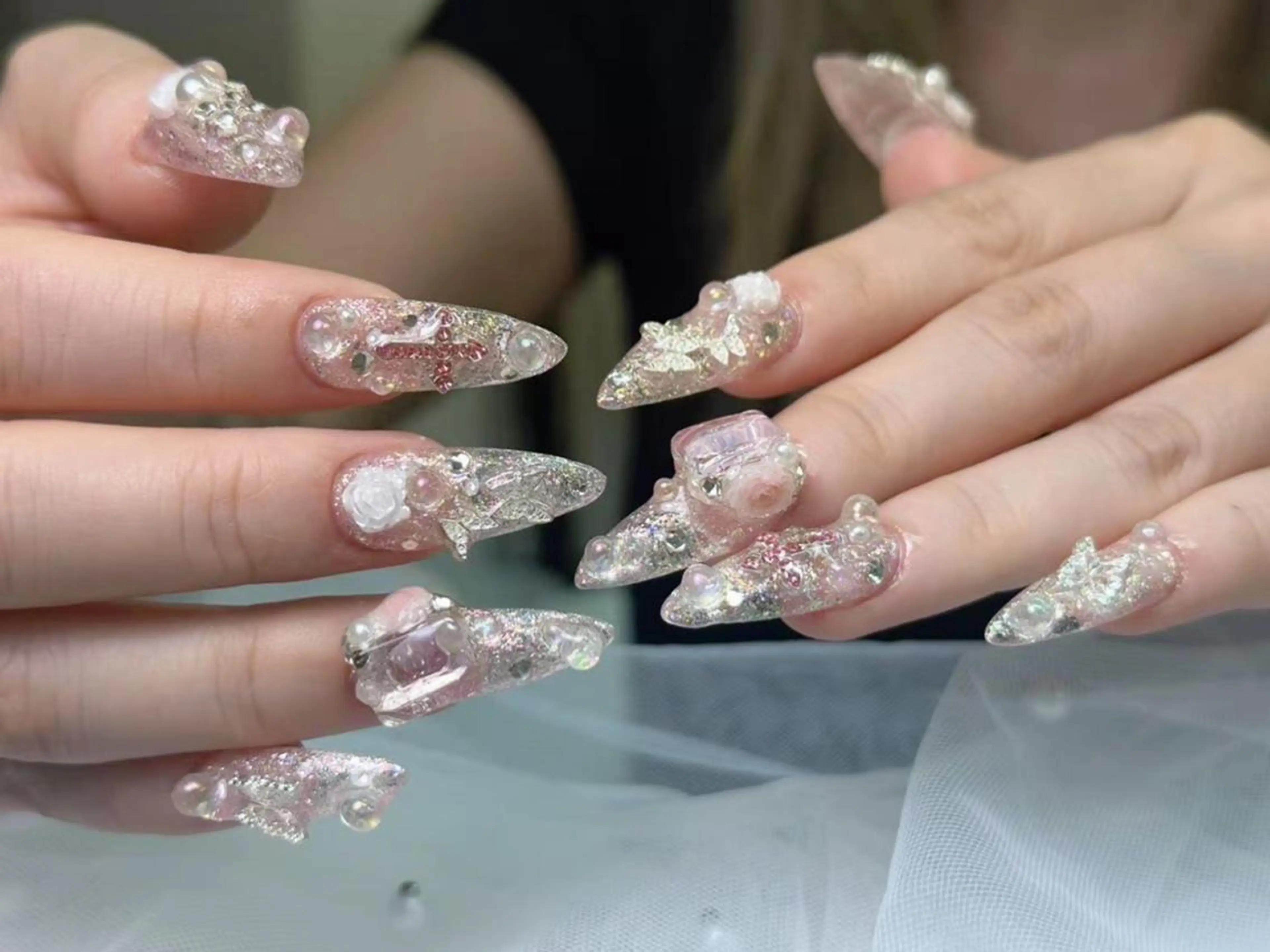 ネイル 💕チップネイル 🩷のネイルデザイン