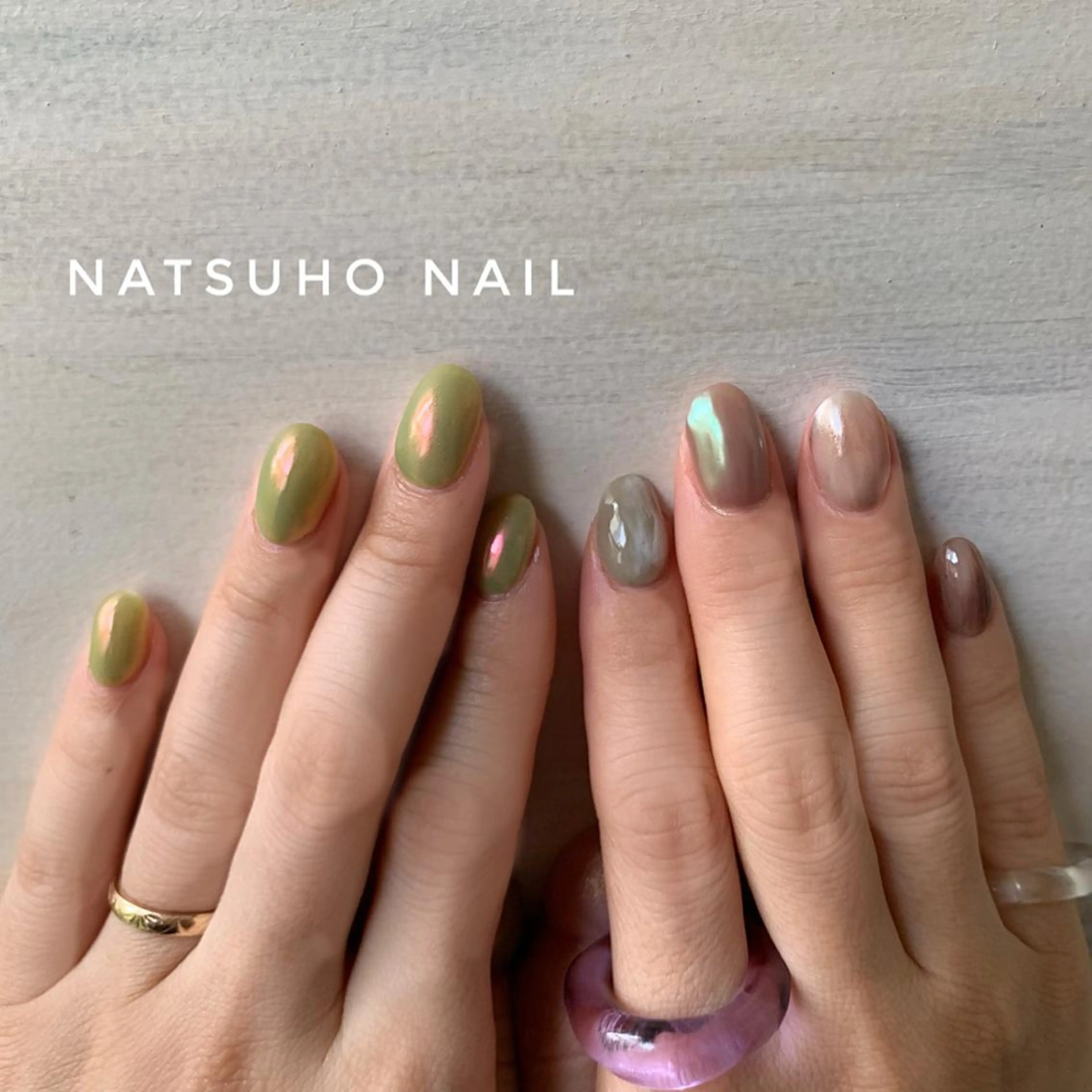 セミロング カラー ネイル カット ヘアカラー トリートメント la fith所属・rico_by ヘアとアイブロウのヘアスタイル