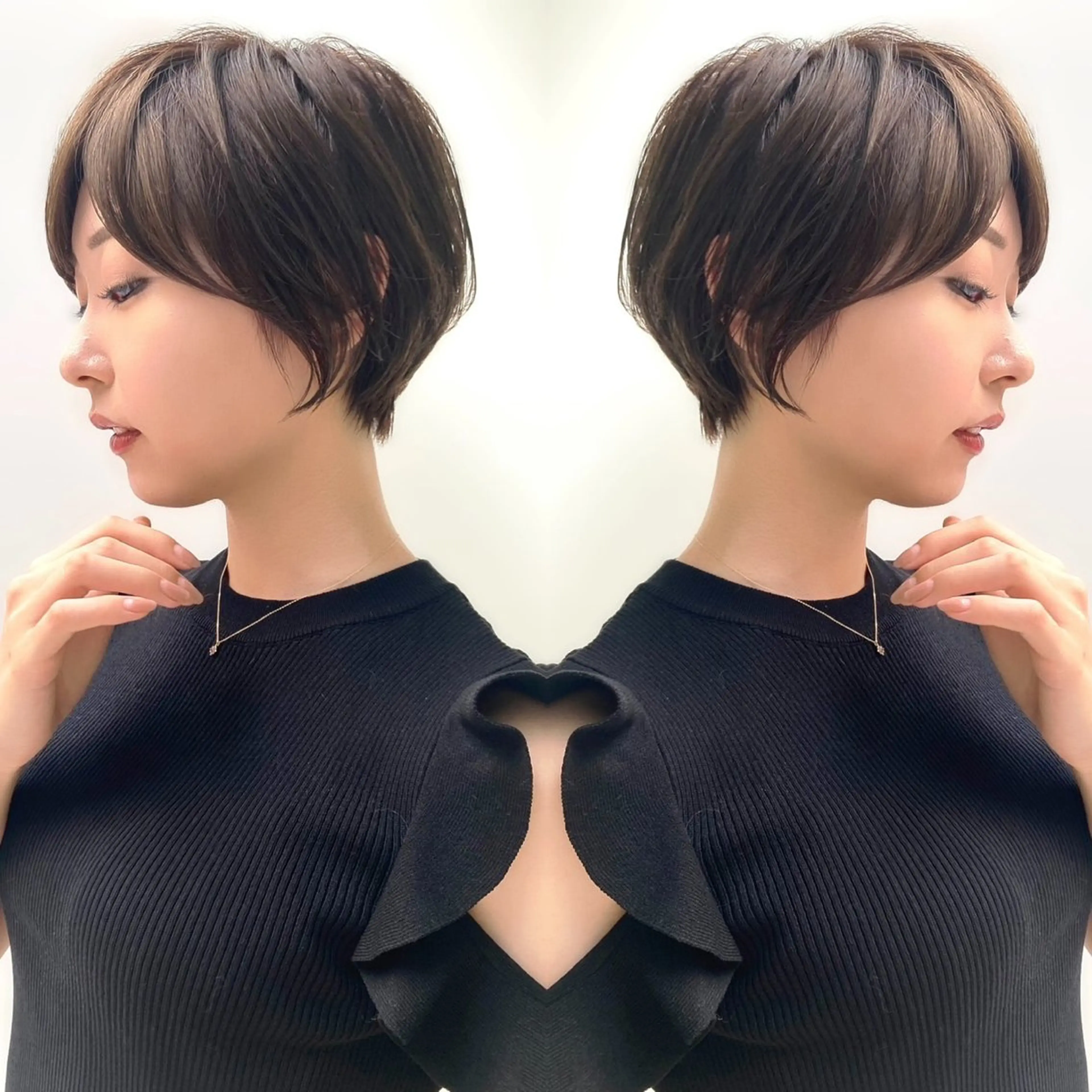 ショート カラー Misora/ボブ/ レイヤー/艶カラーのヘアスタイル