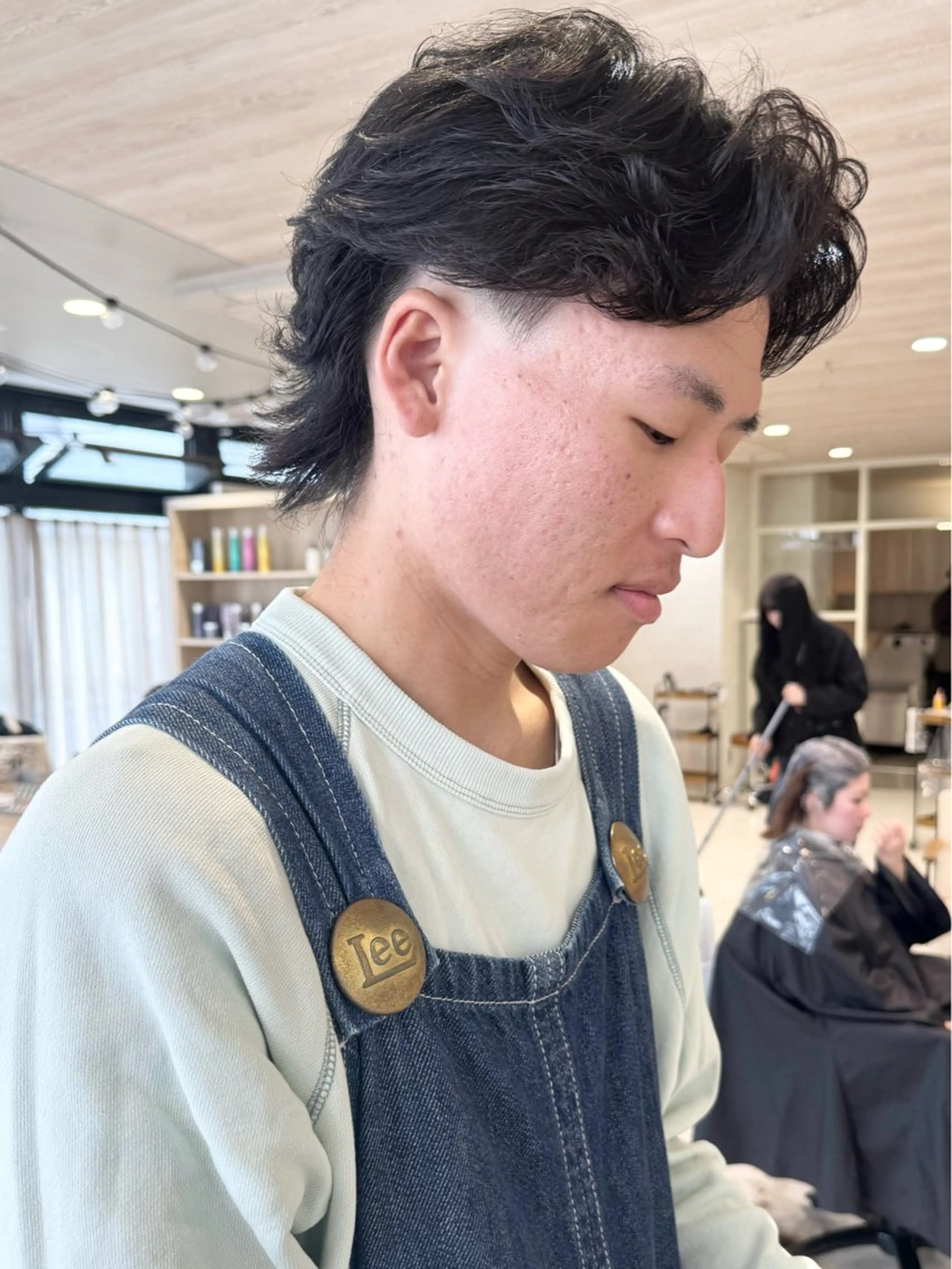 ショート パーマ メンズ カット パーマ フェザー/ニュアンス パーマ/ryutoのヘアスタイル