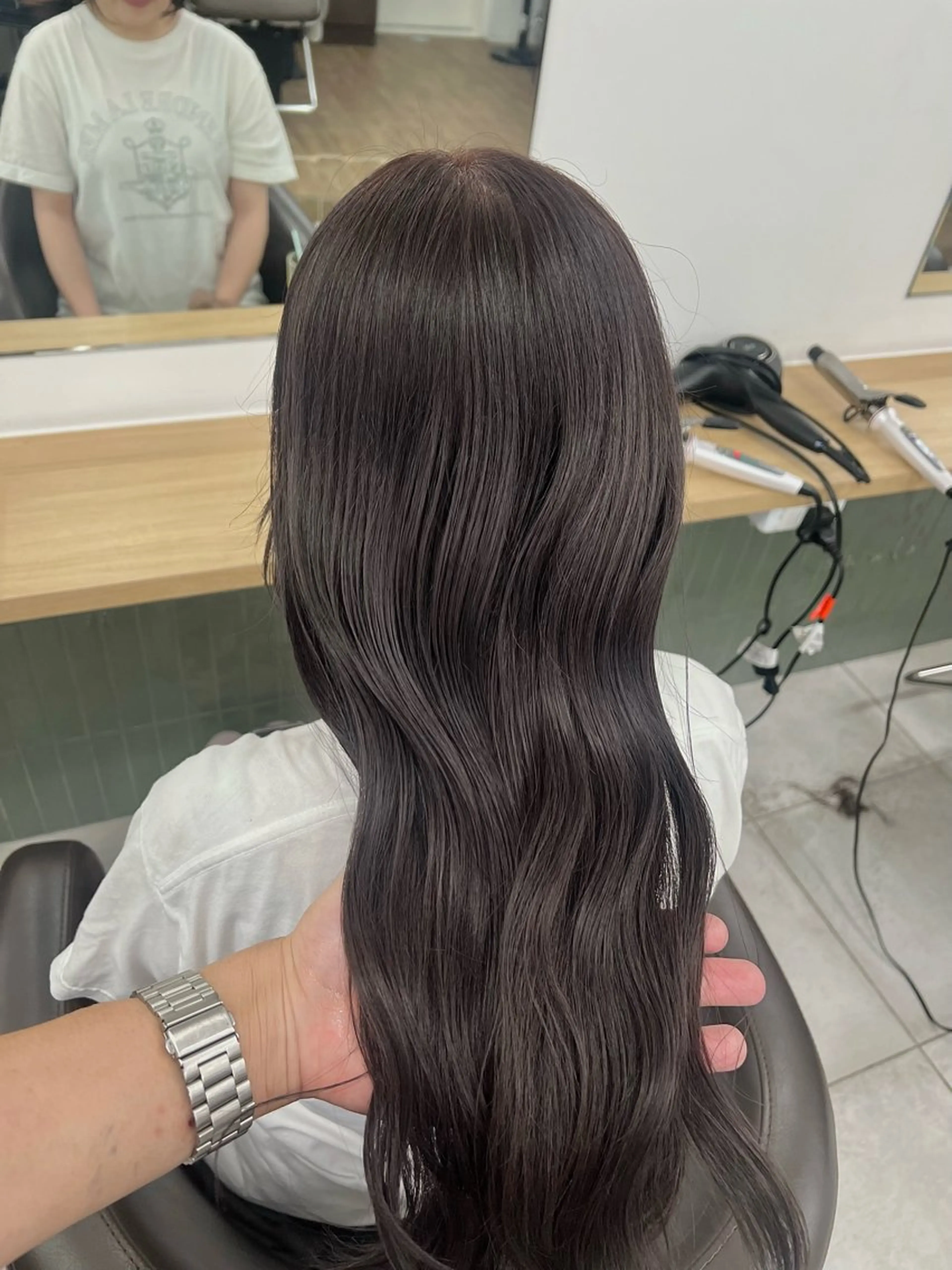 ロング カラー カット ヘアカラー トリートメント ハイトーン/透明感 カラー🌿KANTAのヘアスタイル