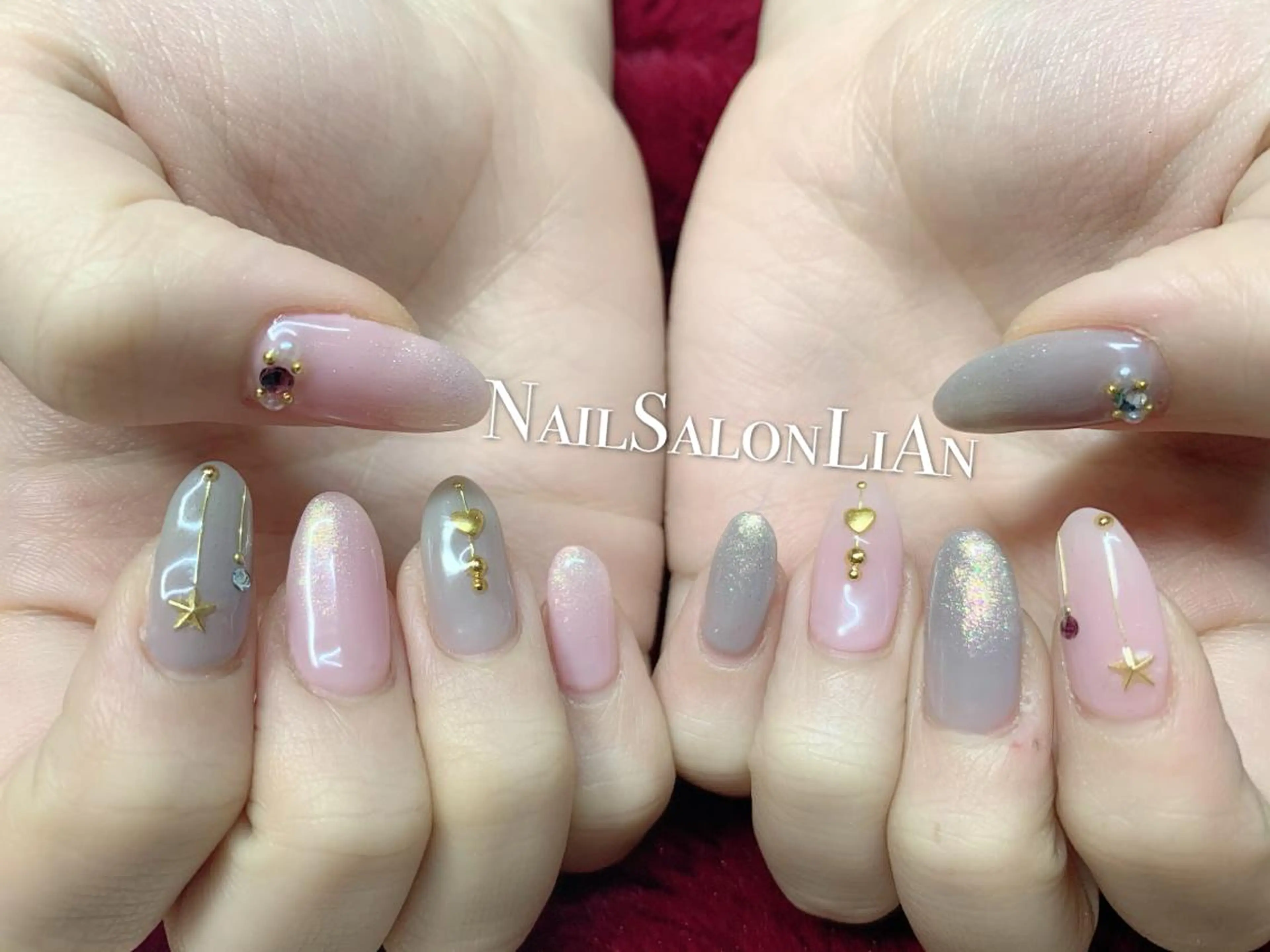 ネイル 持ち込み ハンドネイル NailSalon LiAnのネイルデザイン