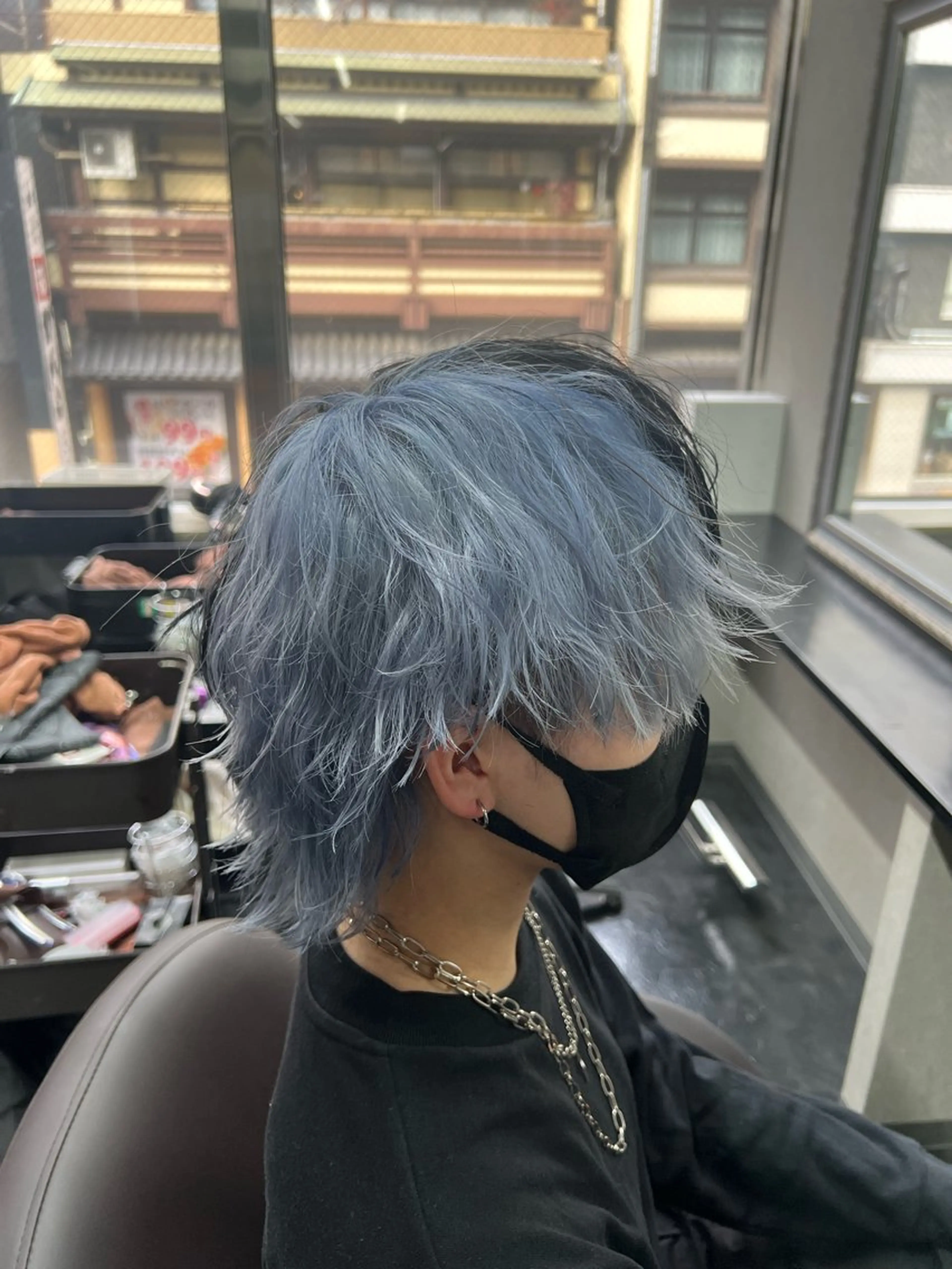 ショート カラー ヘアカラー ハイトーンカラー 坂本 翼のヘアスタイル