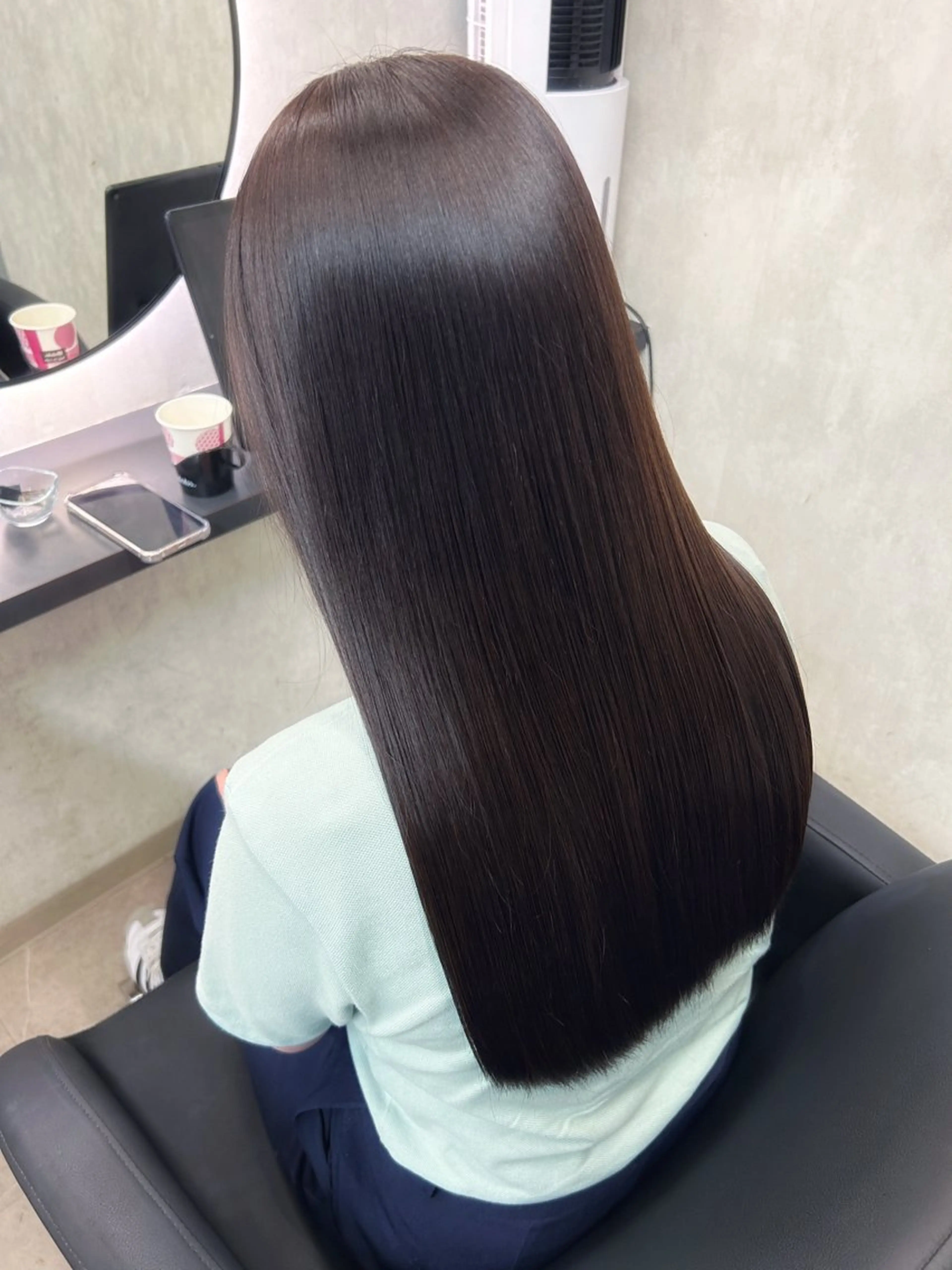 ロング カラー カット ヘアカラー トリートメント 新宿/美髪矯正 髪質改善/韓国風山本のヘアスタイル