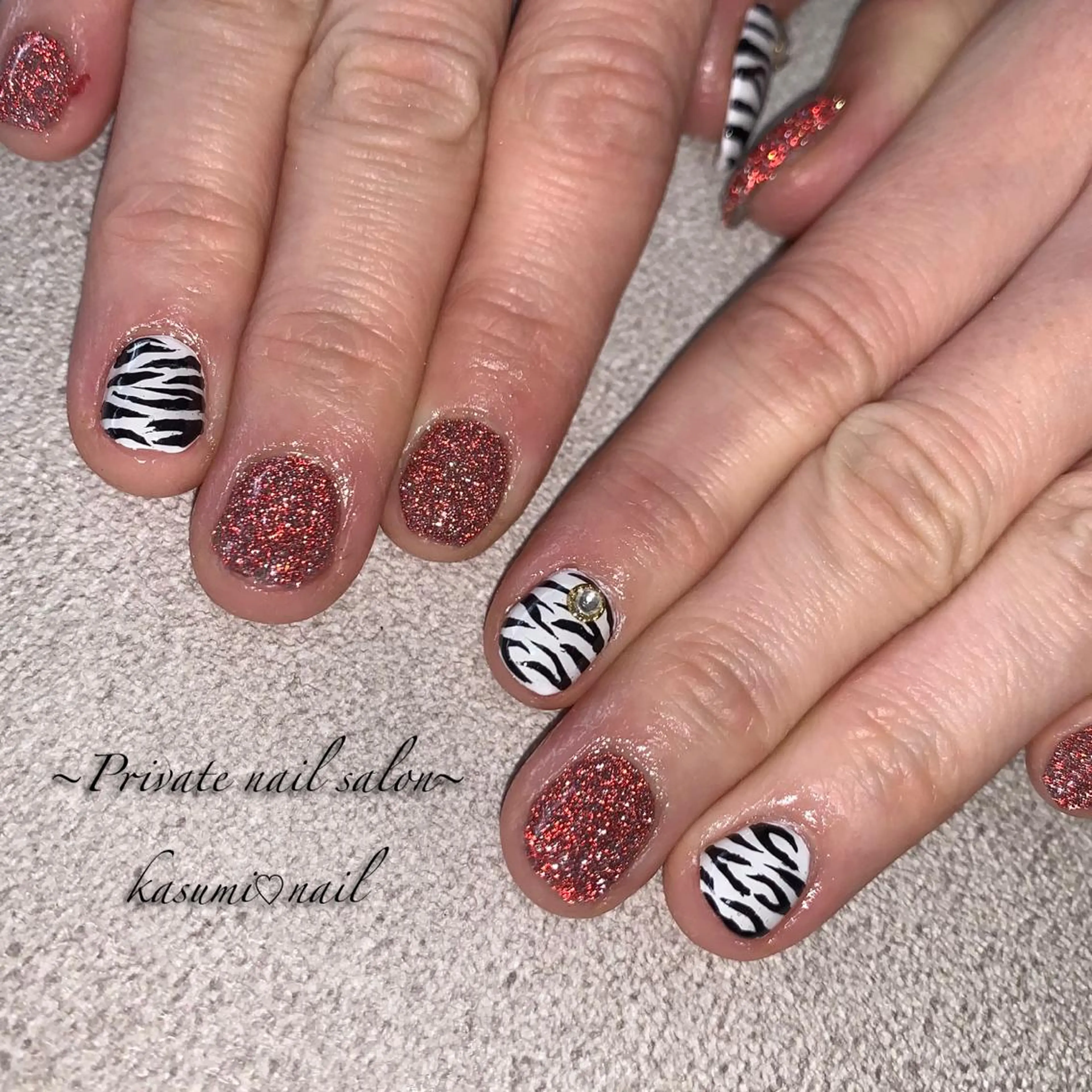 ネイル フラッシュネイル ミラーネイル ニュアンスネイル KASUMI♡ Nailのネイルデザイン