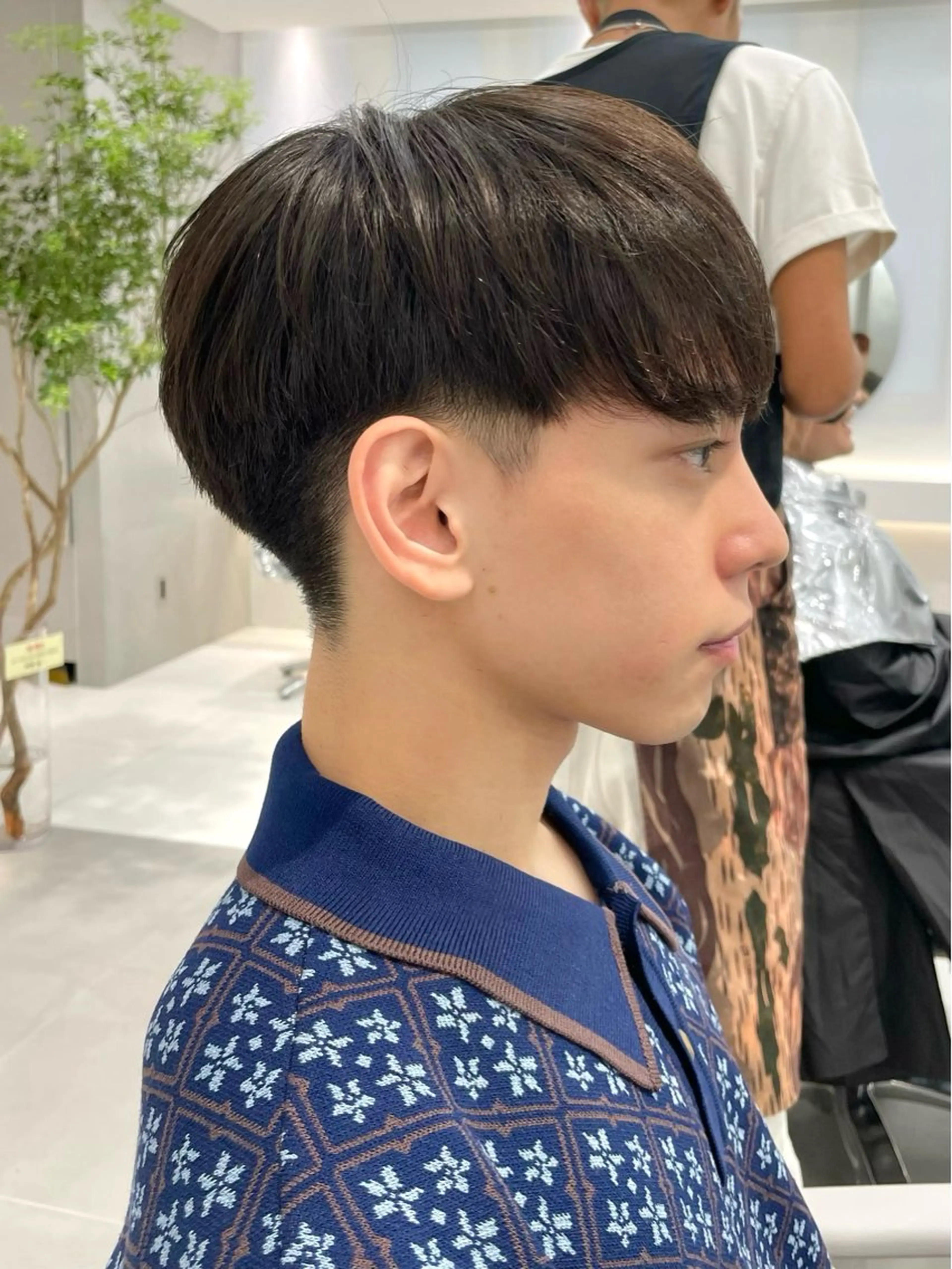 ショート カット センターパート/ マッシュ 小野 樹のヘアスタイル