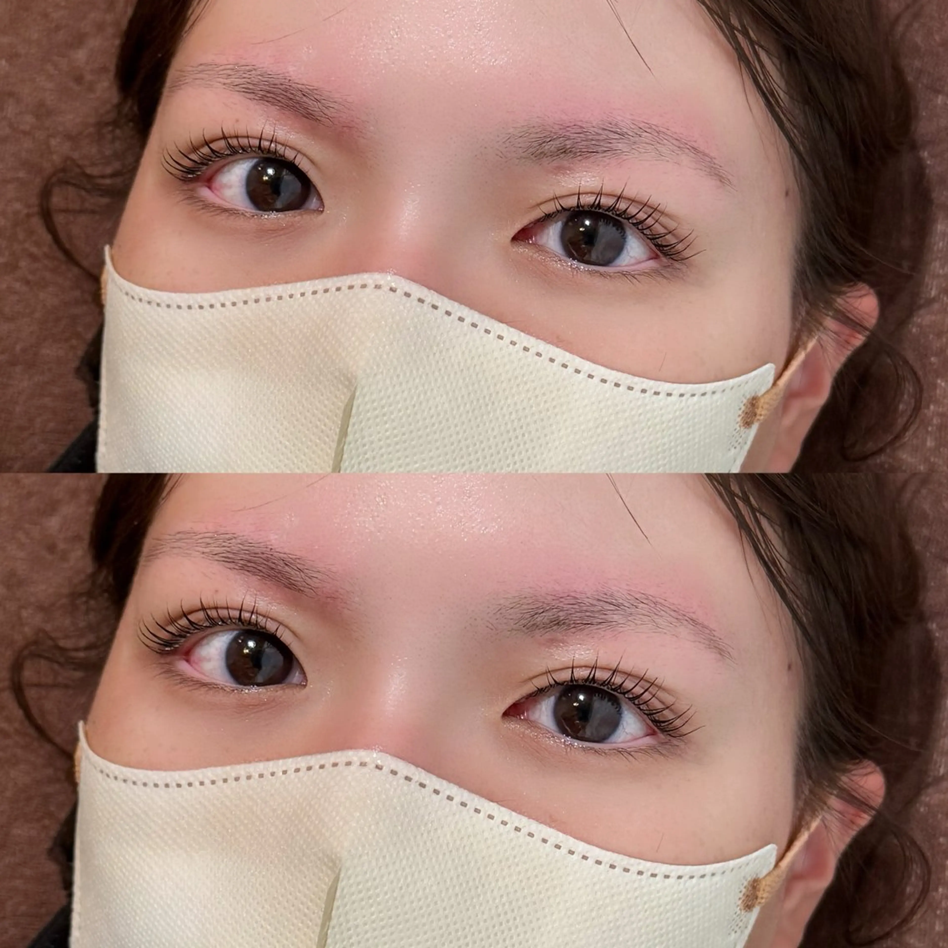 マツエク・マツパ マツパ 透明感カラー/顔周り カット/レイヤーにかのヘアスタイル