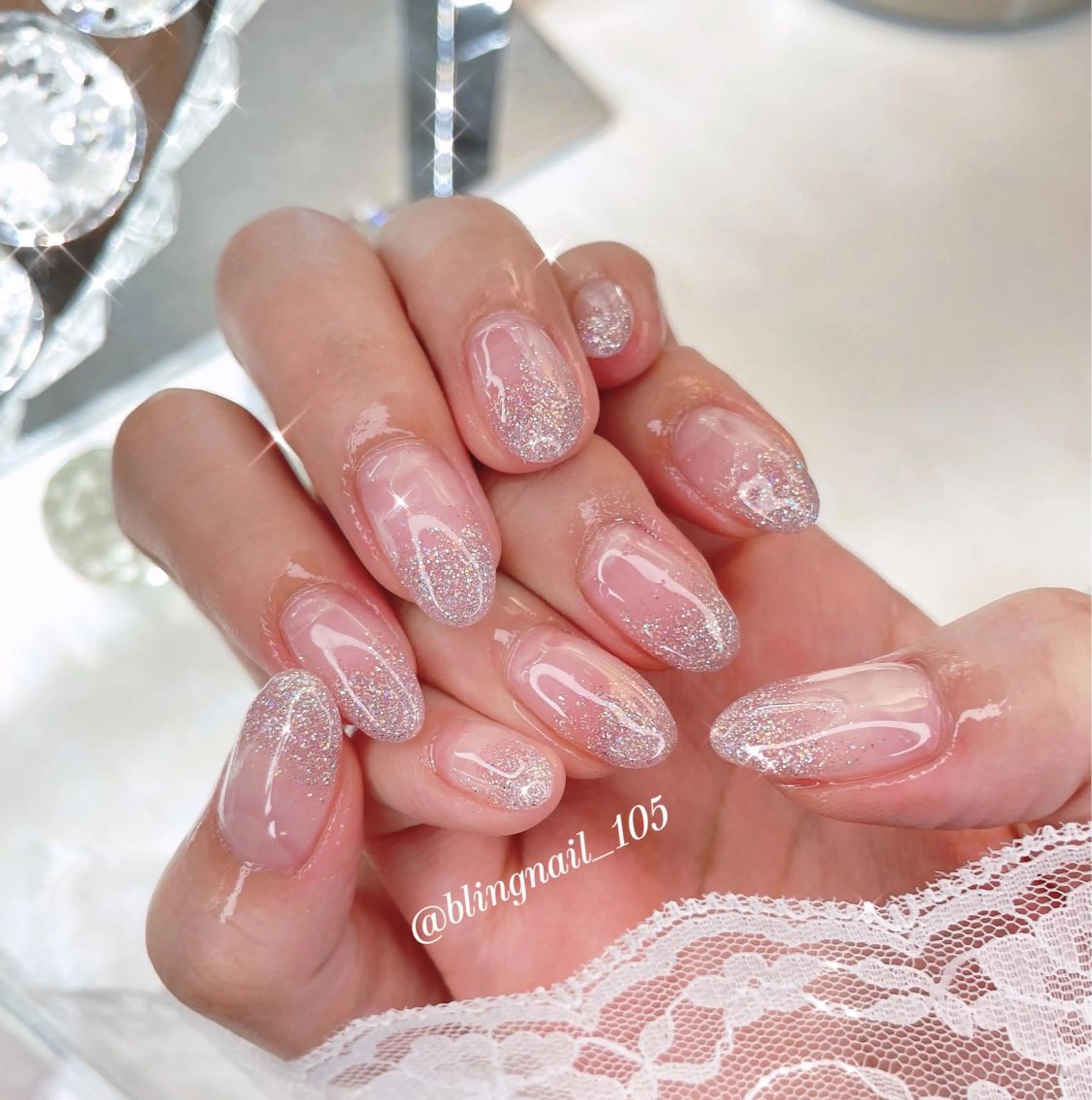 ネイル 23時まで❤︎韓国、 ワンホンネイルのネイルデザイン