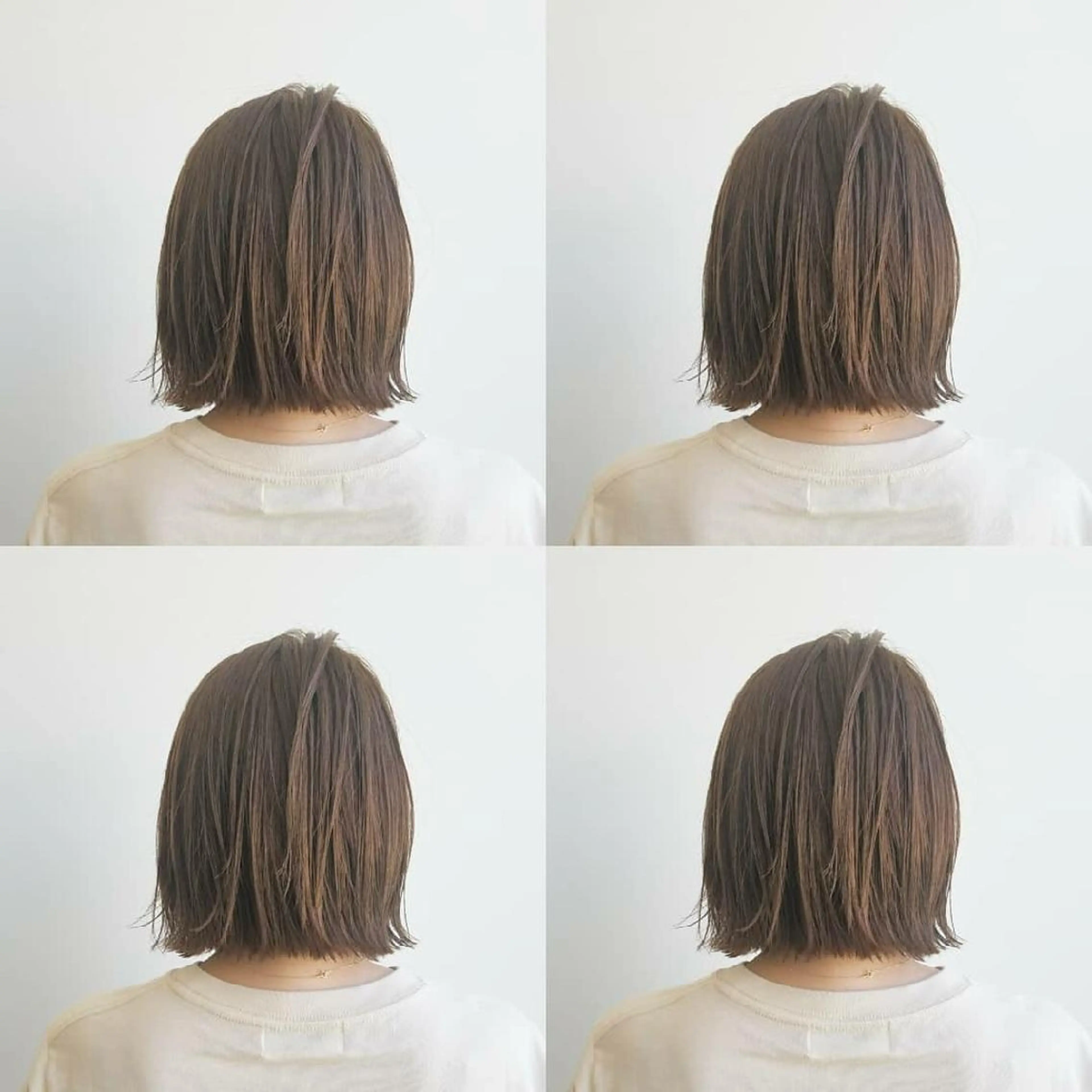 カラー ショート ヘアアレンジ ボブ ショートヘア iplus✴ まつげ、眉毛、耳つぼのマツエク・マツパデザイン